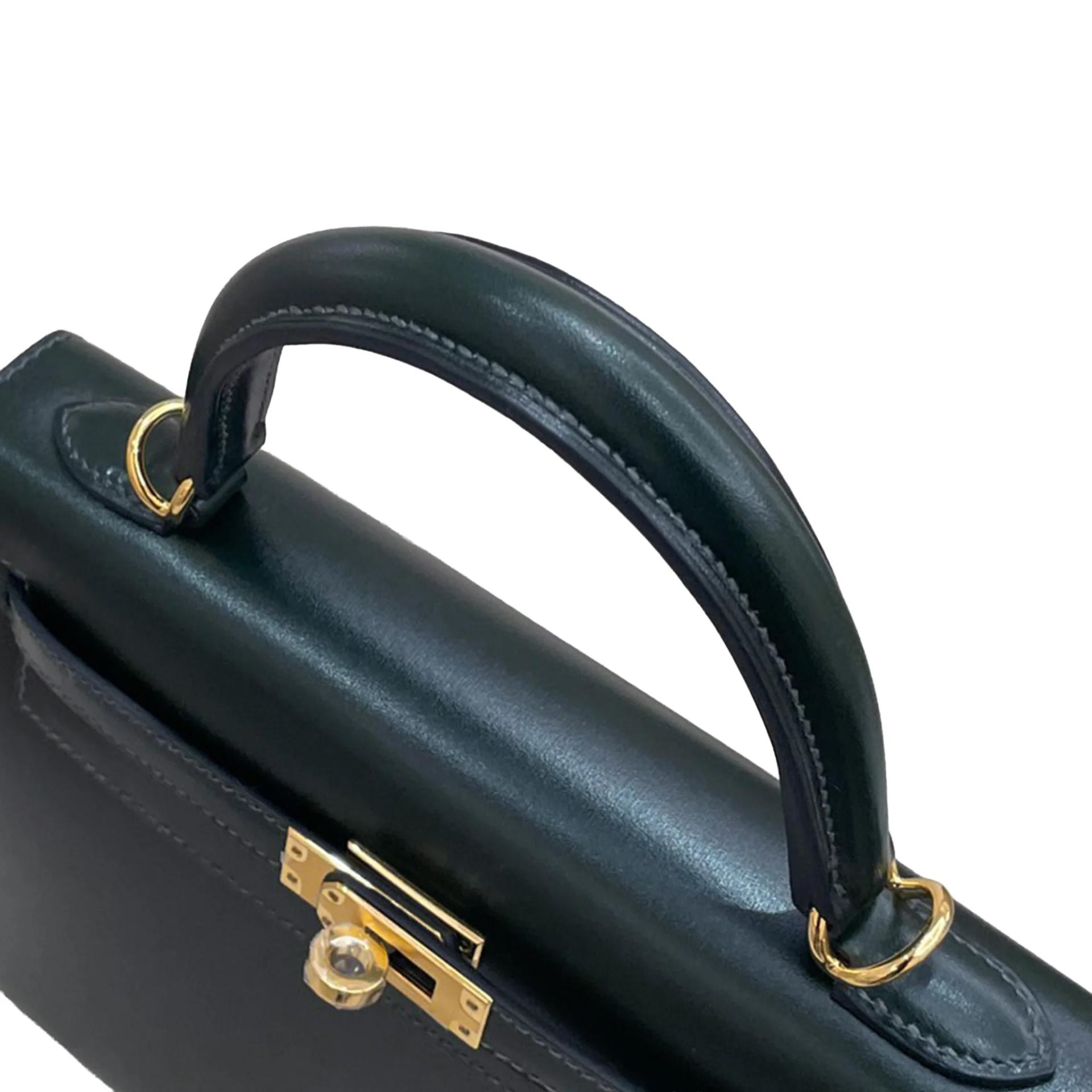 Kelly 25 Sellier Vert Fonce (67) | GINZA XIAOMA