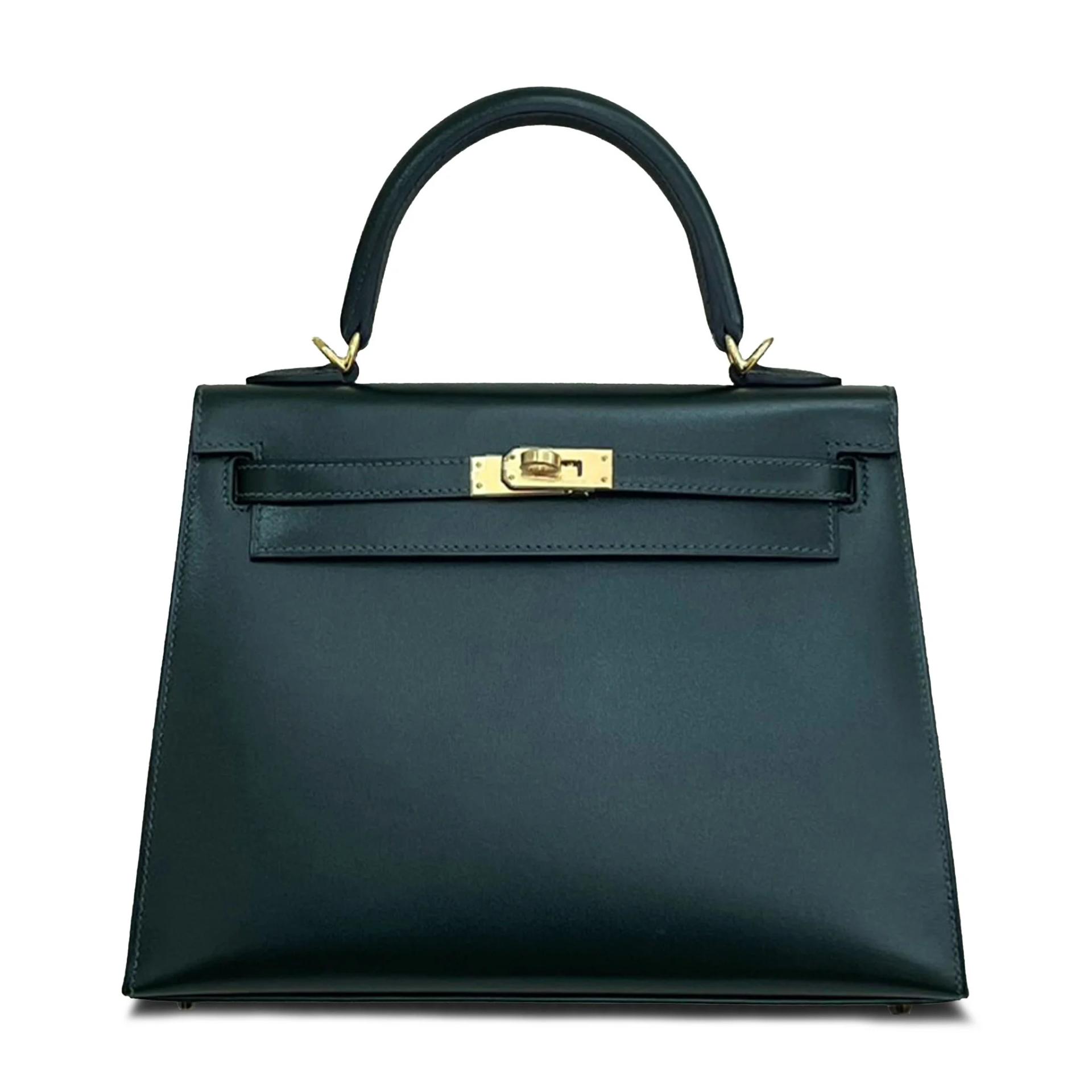 Kelly 25 Sellier Vert Fonce (67) | GINZA XIAOMA