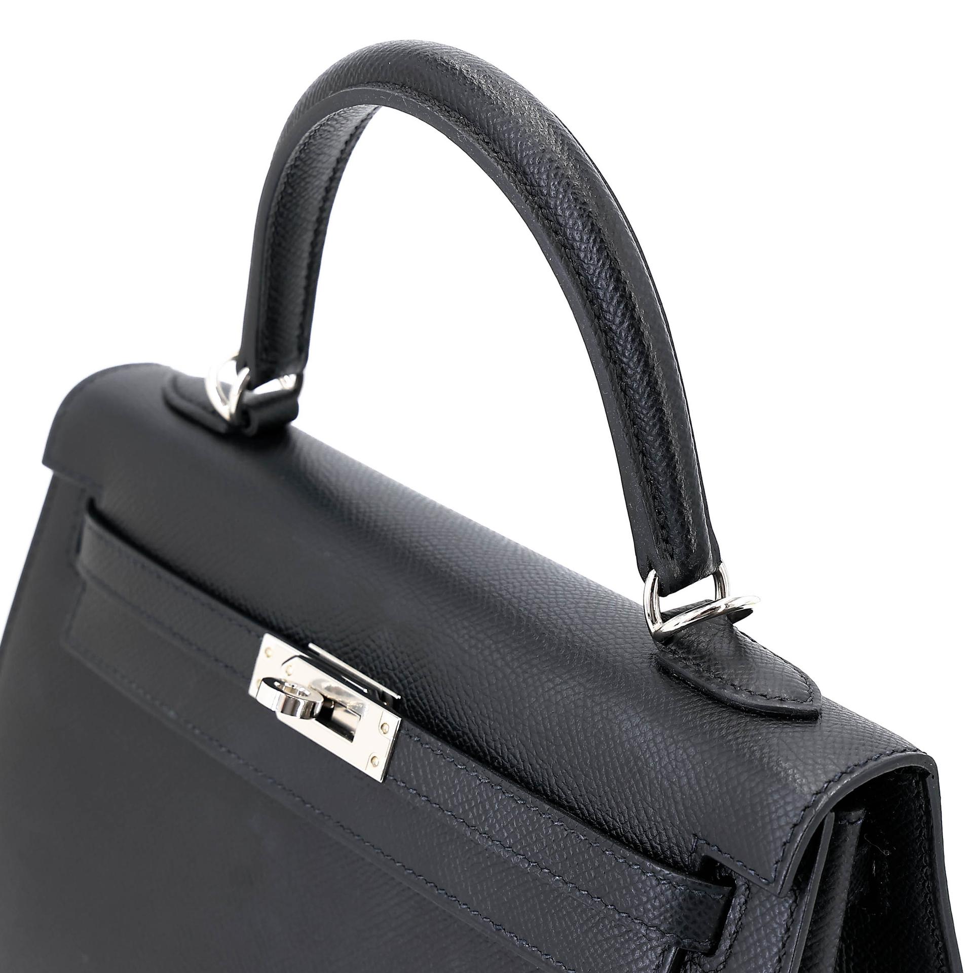 ランク SA HERMÈS エルメス ケリー25 セリエ ブラック (89) エプソン シルバー金具 Z刻印 (2021) - 3