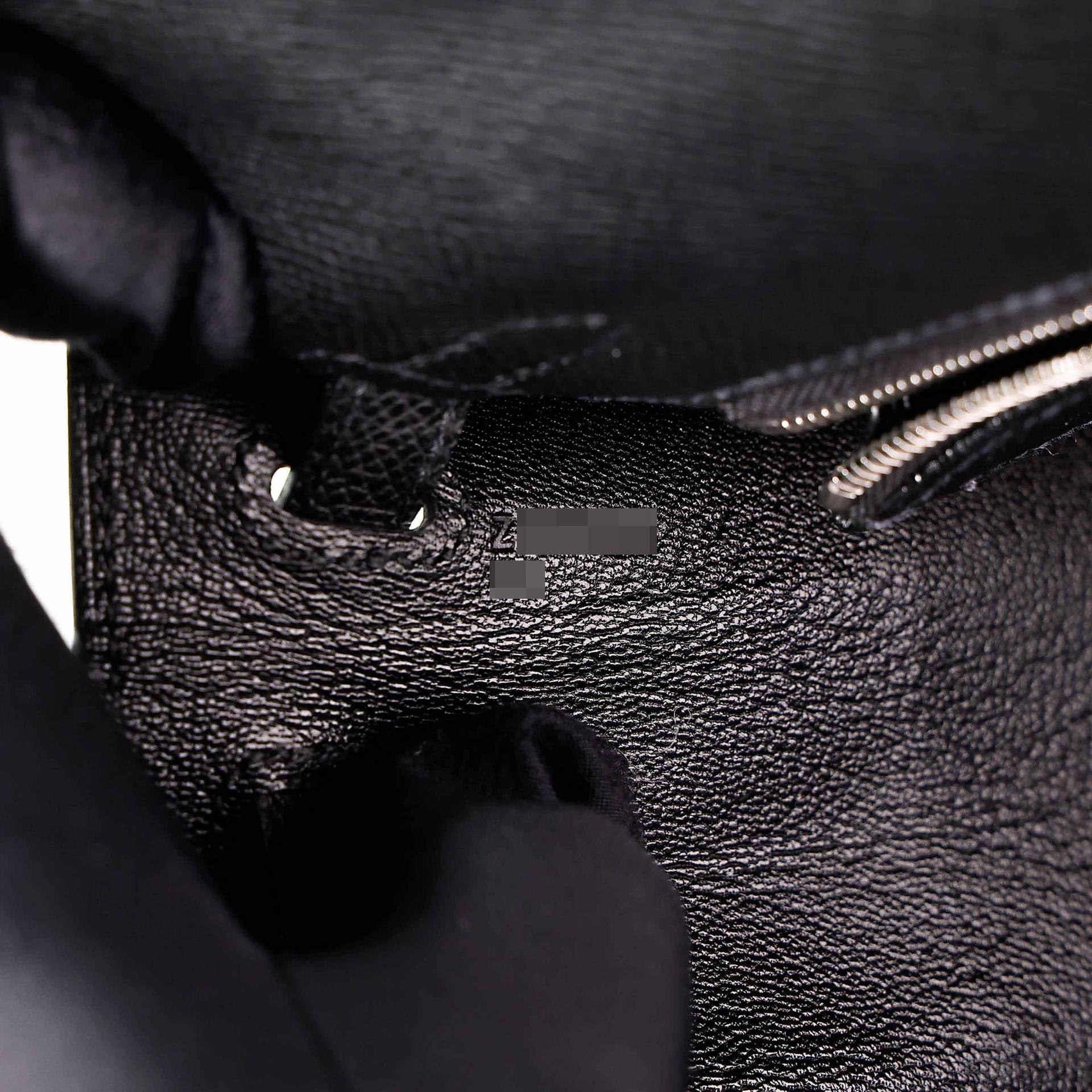 ランク SA HERMÈS エルメス ケリー25 セリエ ブラック (89) エプソン シルバー金具 Z刻印 (2021) - 19