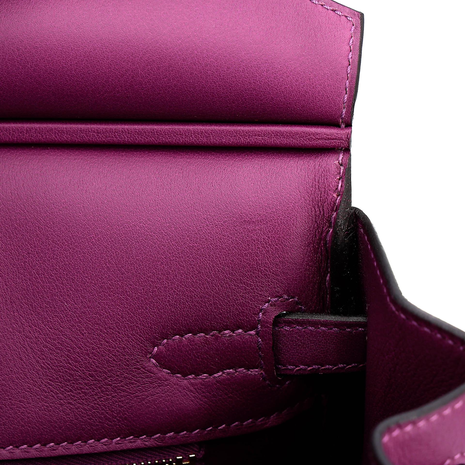 Very Good ( Rank A) HERMÈS Birkin 25 Anemone (P9) Swift Gold hardware D (2019) - 33