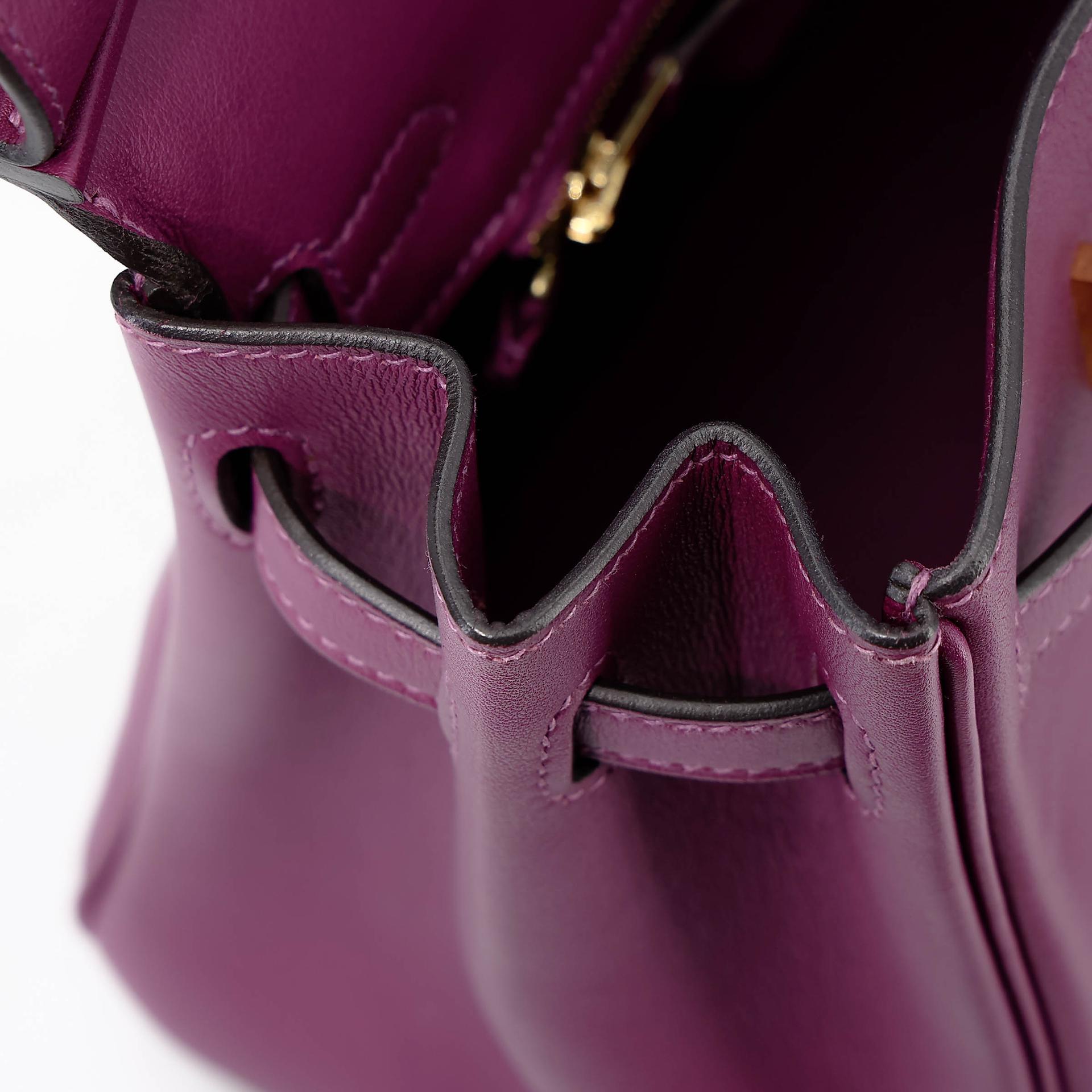 Very Good ( Rank A) HERMÈS Birkin 25 Anemone (P9) Swift Gold hardware D (2019) - 38