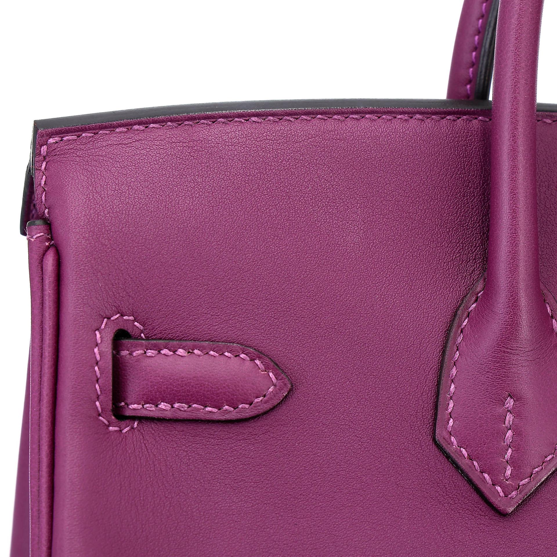Very Good ( Rank A) HERMÈS Birkin 25 Anemone (P9) Swift Gold hardware D (2019) - 16