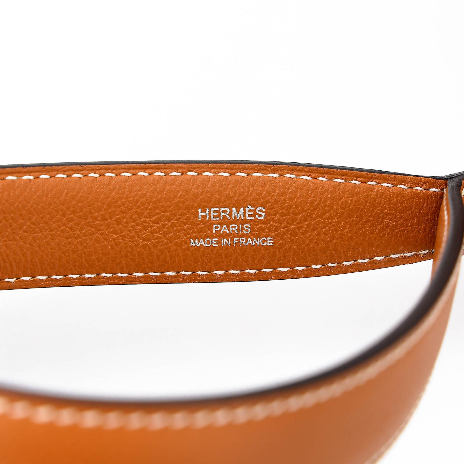 未使用保存品 HERMÈS 爱马仕 Kelly depeches 25 公文包 1H 太妃金 Toffee Evercolor皮 银扣 Y刻 2020年 - 5