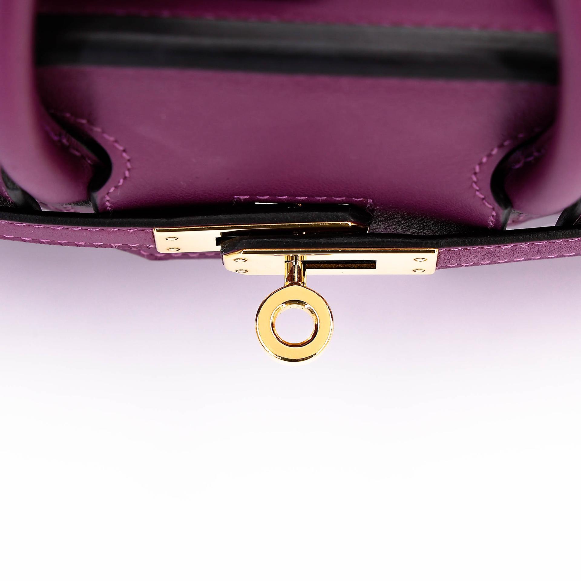 Very Good ( Rank A) HERMÈS Birkin 25 Anemone (P9) Swift Gold hardware D (2019) - 25