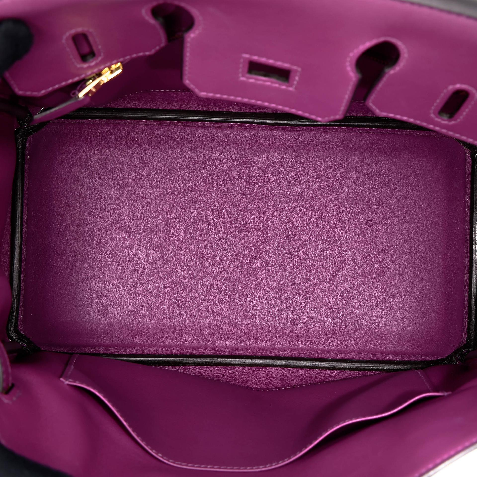 Very Good ( Rank A) HERMÈS Birkin 25 Anemone (P9) Swift Gold hardware D (2019) - 39
