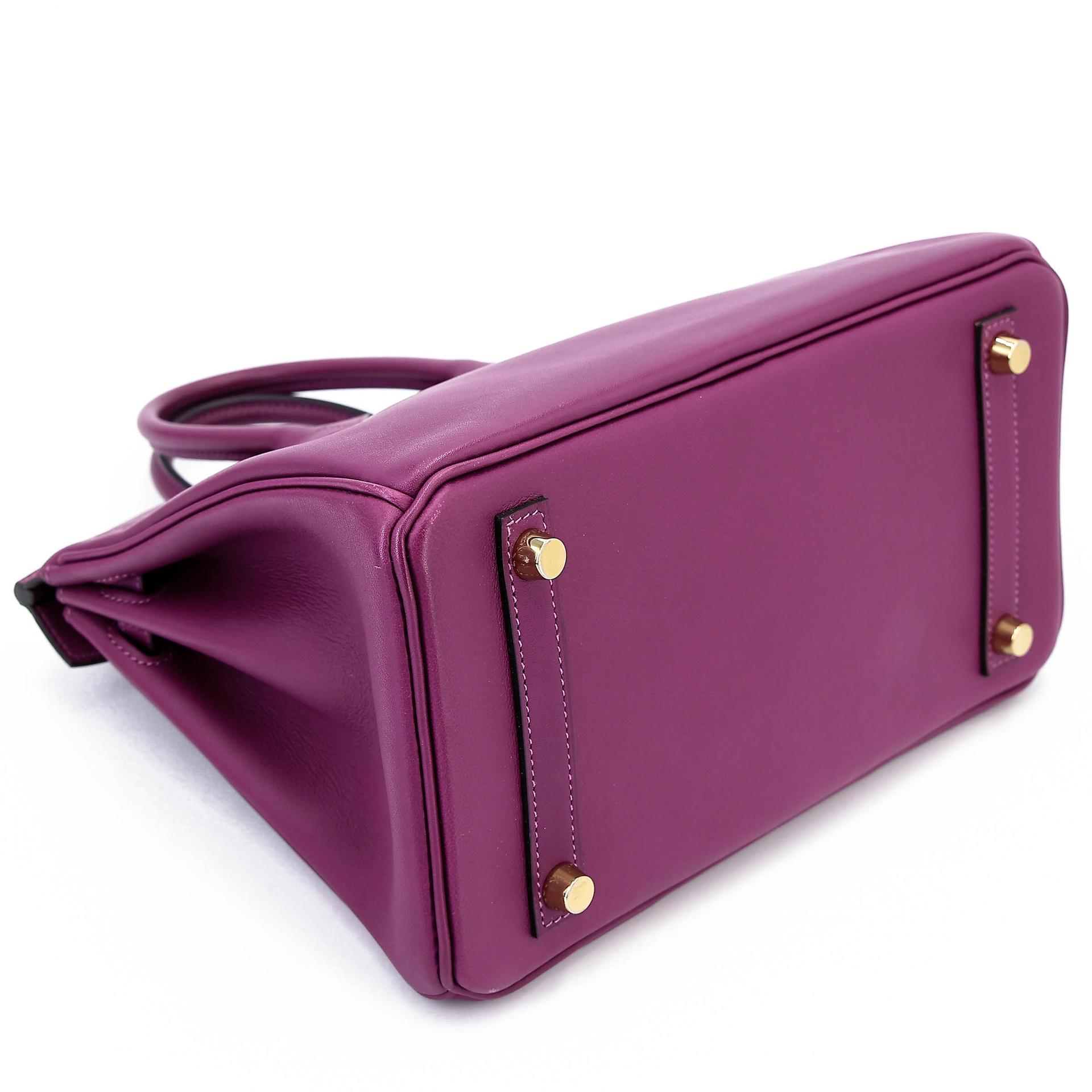 Very Good ( Rank A) HERMÈS Birkin 25 Anemone (P9) Swift Gold hardware D (2019) - 7