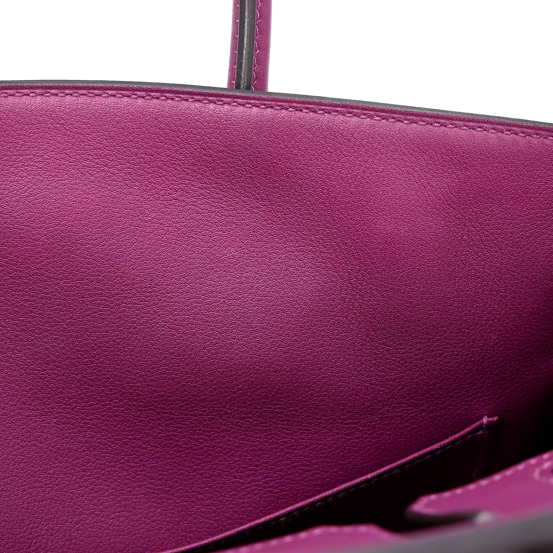 Very Good ( Rank A) HERMÈS Birkin 25 Anemone (P9) Swift Gold hardware D (2019) - 35
