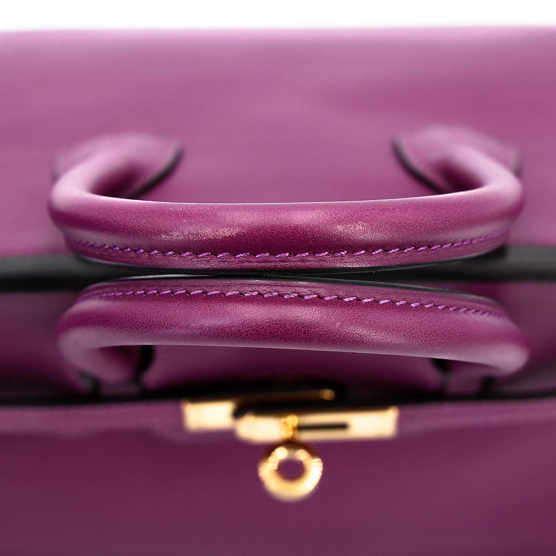 Very Good ( Rank A) HERMÈS Birkin 25 Anemone (P9) Swift Gold hardware D (2019) - 26