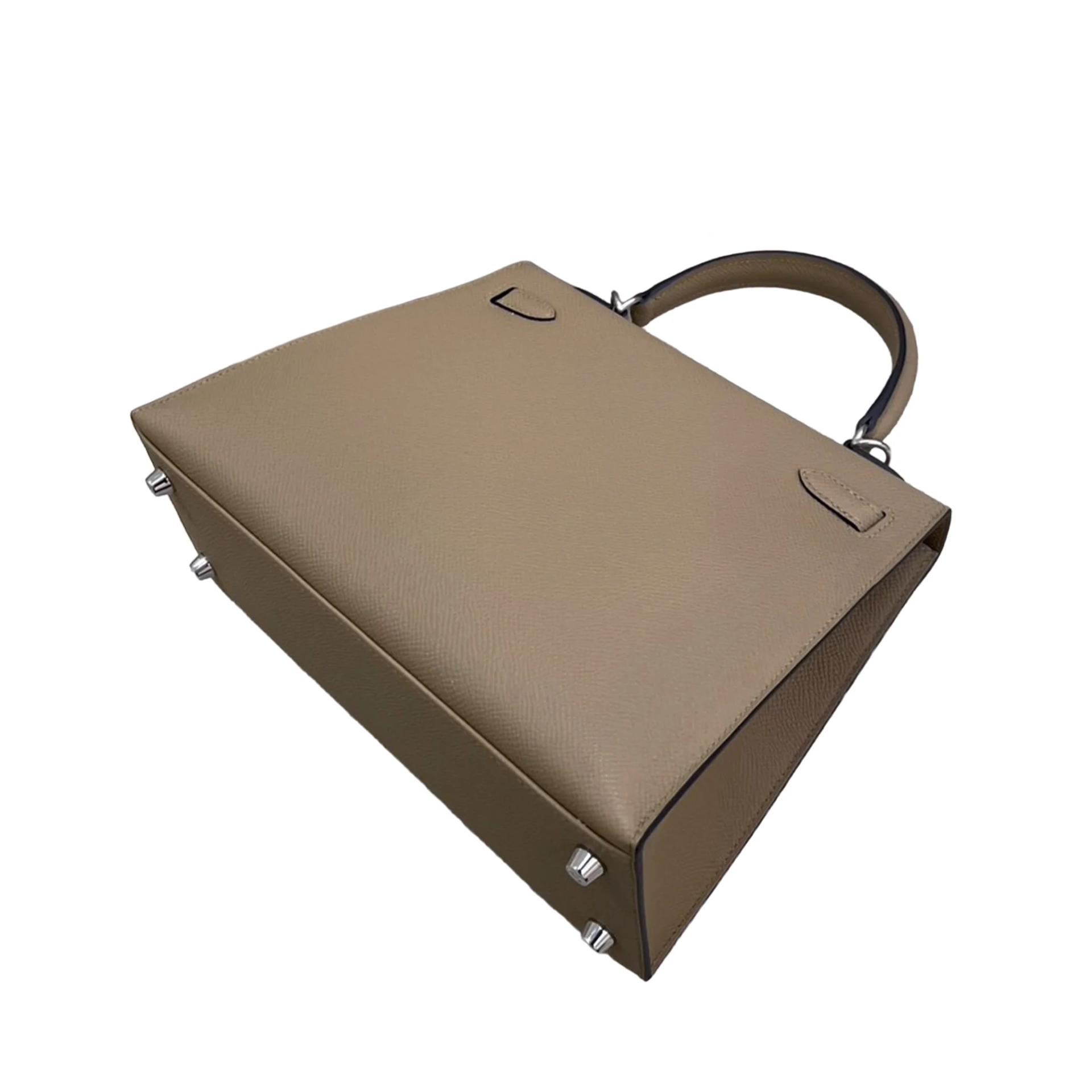 Kelly 25 Sellier Beige Marfa (8Q) | GINZA XIAOMA
