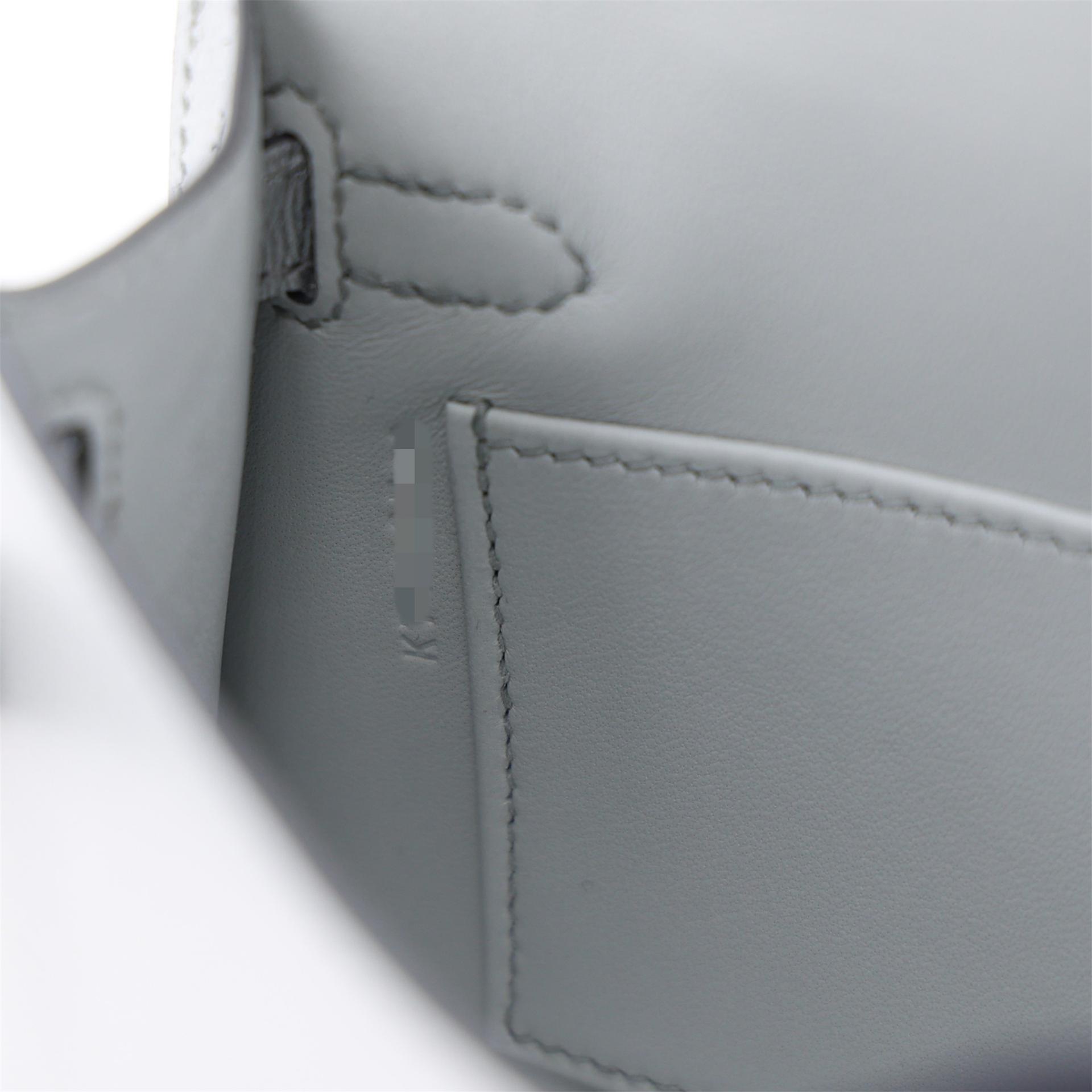 Brand New ( Rank N ) HERMÈS Mini Kelly II Argent (05) Chamkilight Palladium hardware K (2025) - 14
