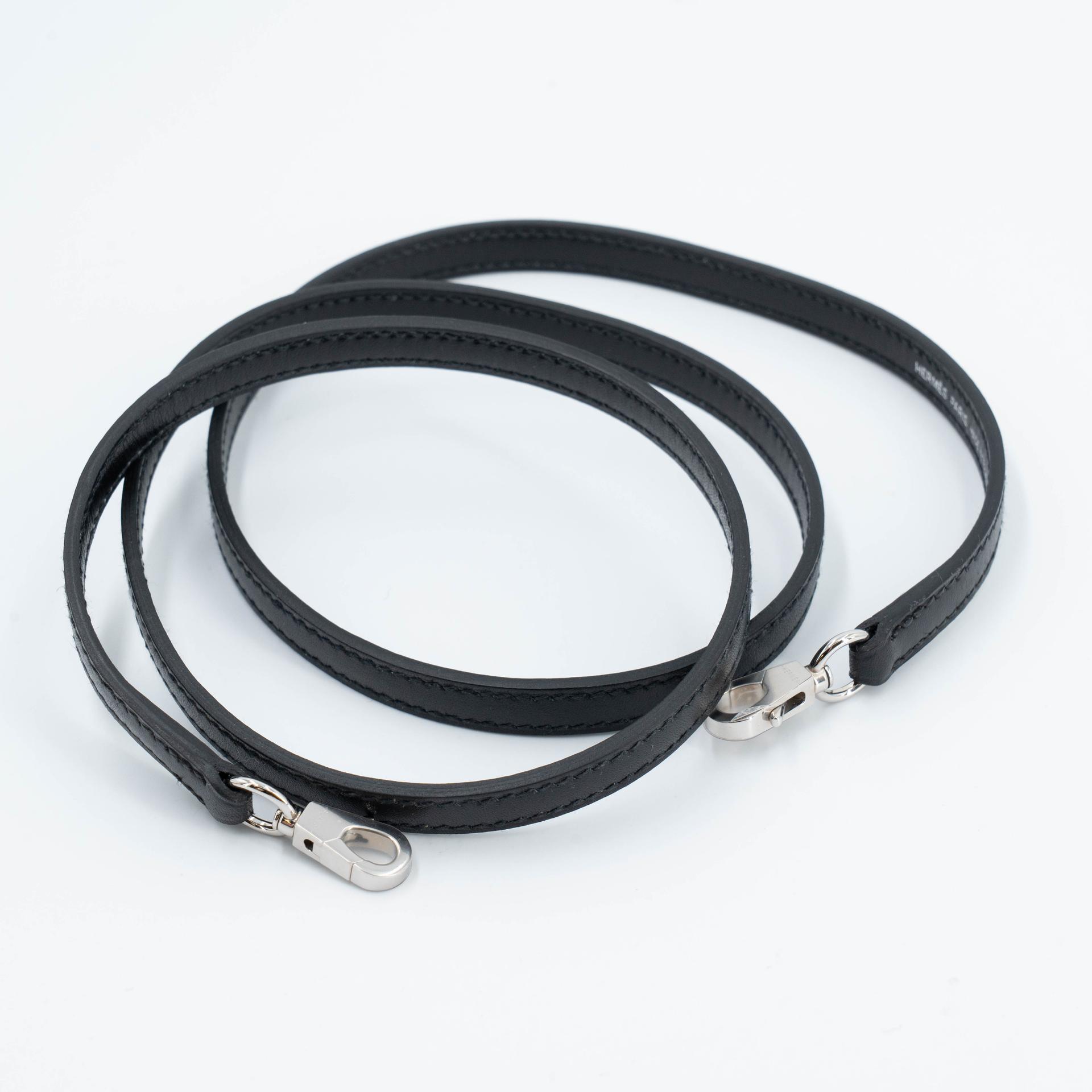 Unused ( Rank NS ) HERMÈS Limited Edition Mini Kelly II Cloute Studded Noir (89) Box-calf Palladium hardware B (2023) - 20