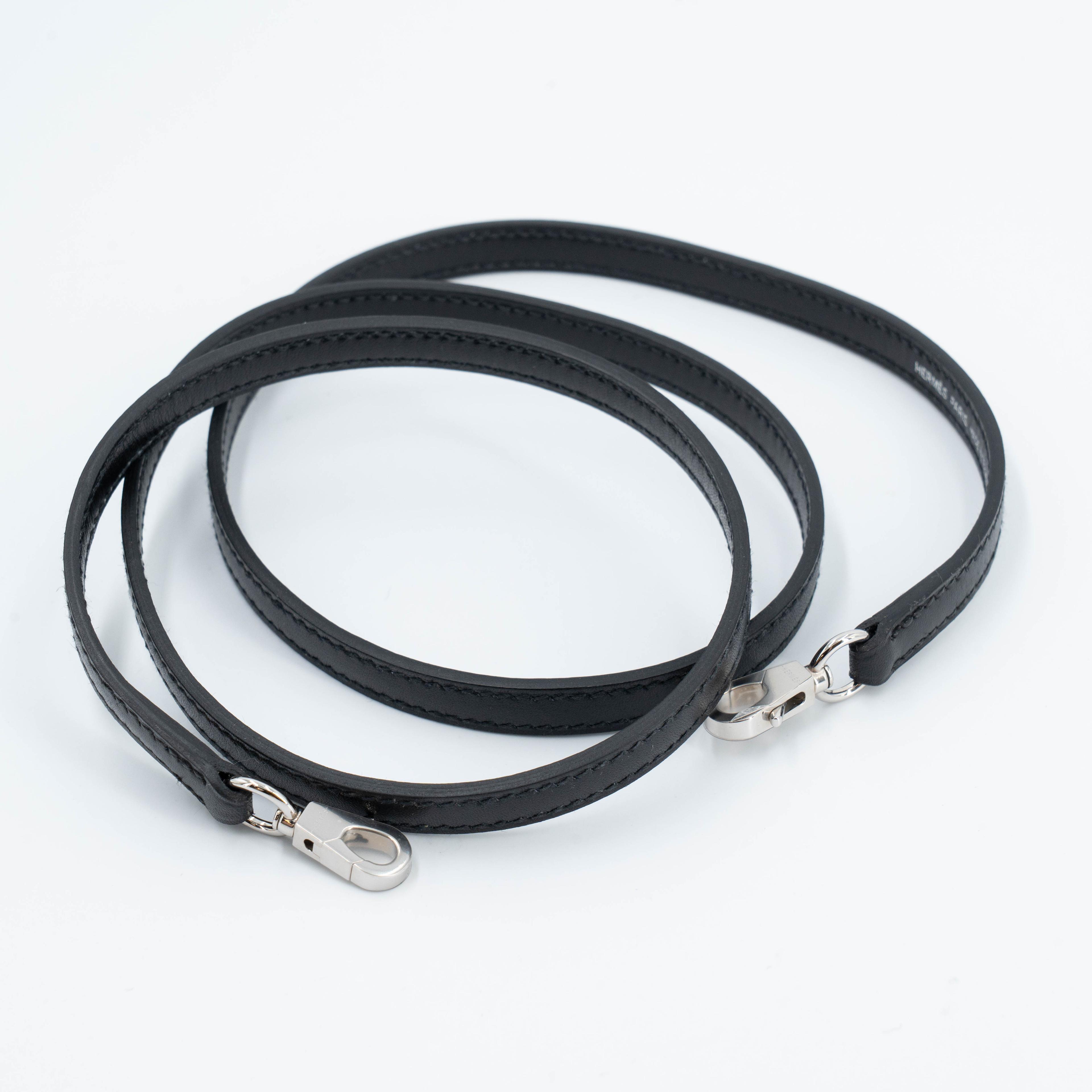 Unused ( Rank NS ) HERMÈS Limited Edition Mini Kelly II Cloute Studded Noir (89) Box-calf Palladium hardware B (2023) - 20