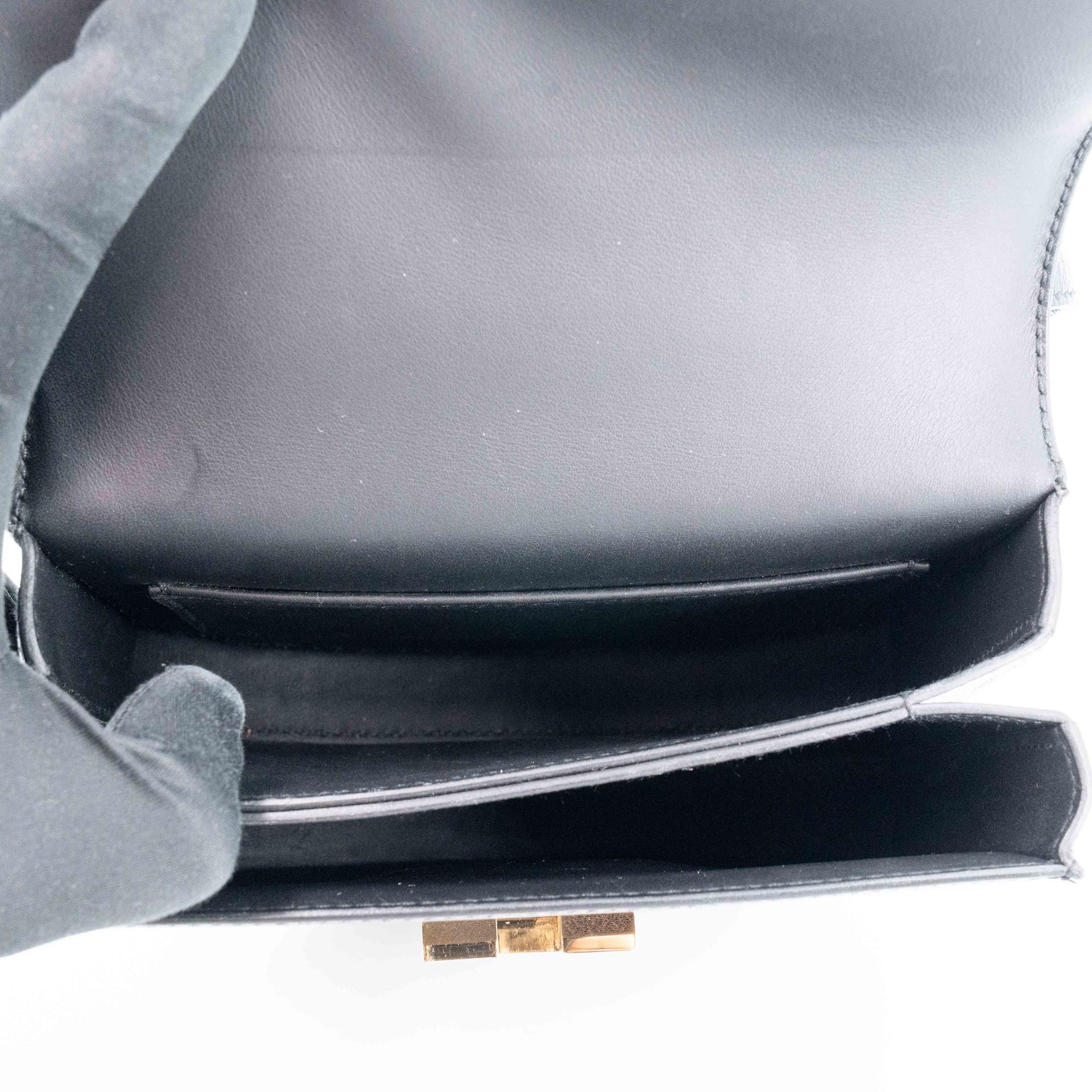 Very Good ( Rank A) HERMÈS Mosaique Mini Noir (89) Chamkila Gold hardware Y (2020) - 17
