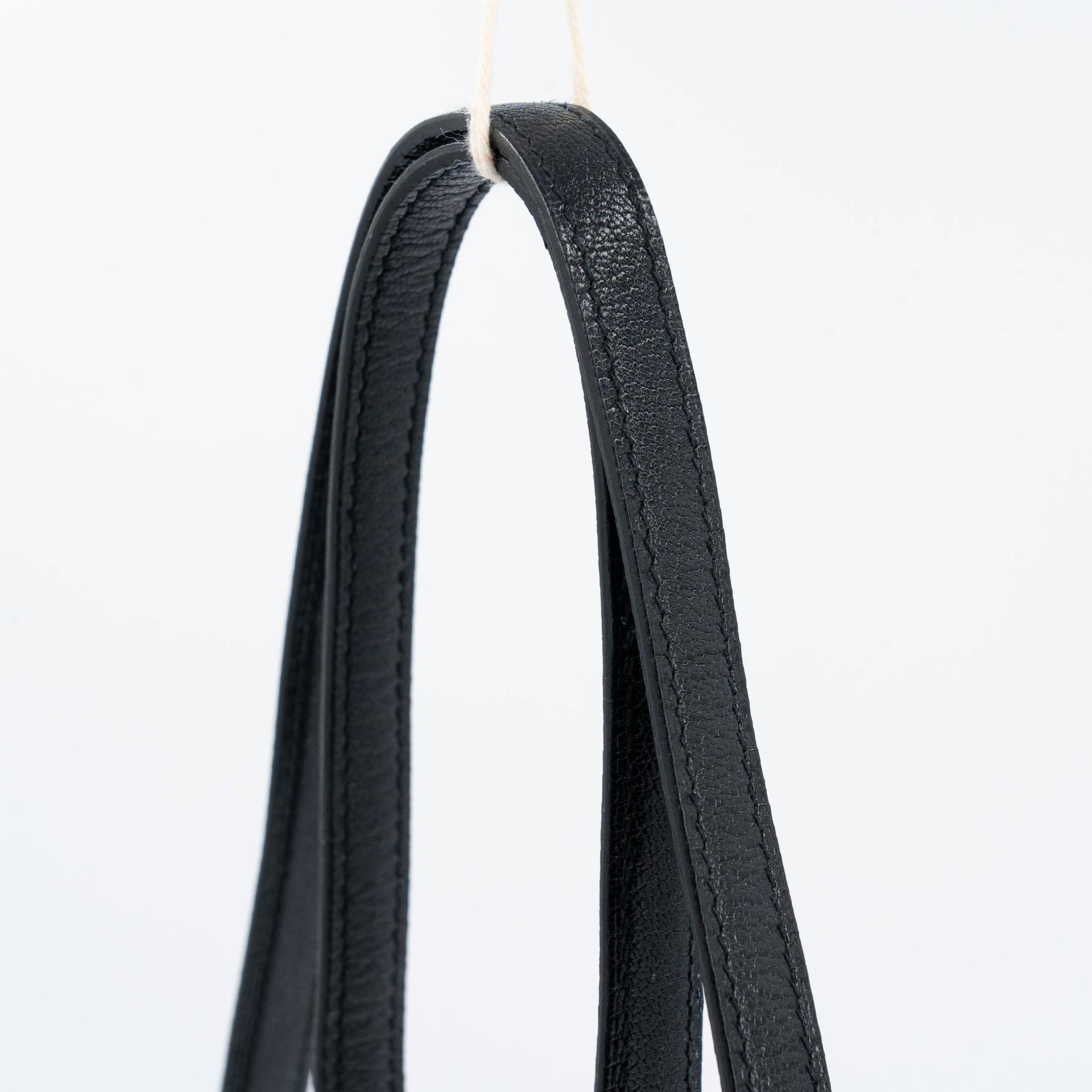 Very Good ( Rank A) HERMÈS Mosaique Mini Noir (89) Chamkila Gold hardware Y (2020) - 4