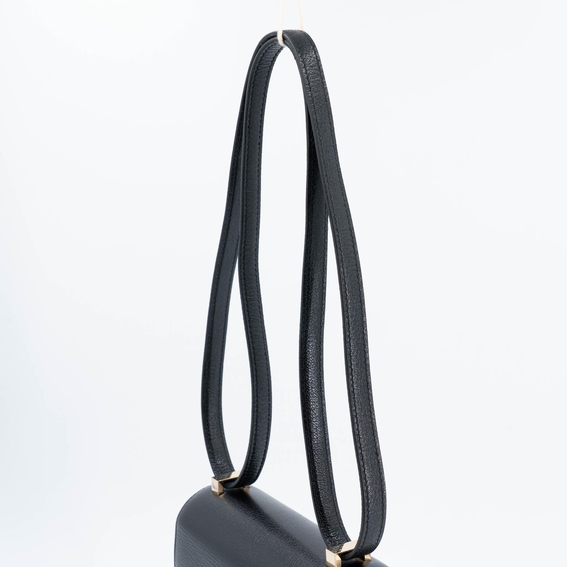Very Good ( Rank A) HERMÈS Mosaique Mini Noir (89) Chamkila Gold hardware Y (2020) - 3