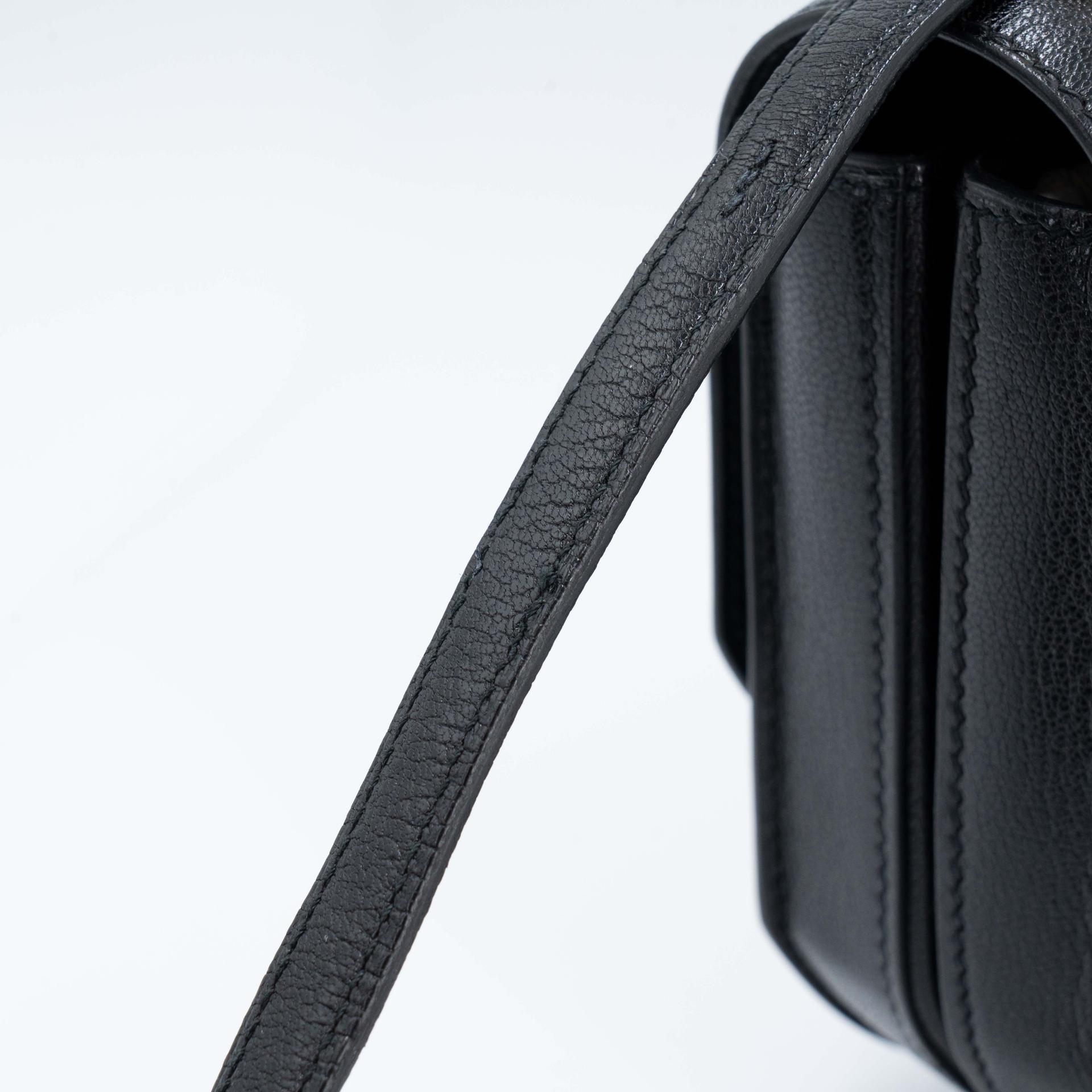 Very Good ( Rank A) HERMÈS Mosaique Mini Noir (89) Chamkila Gold hardware Y (2020) - 5