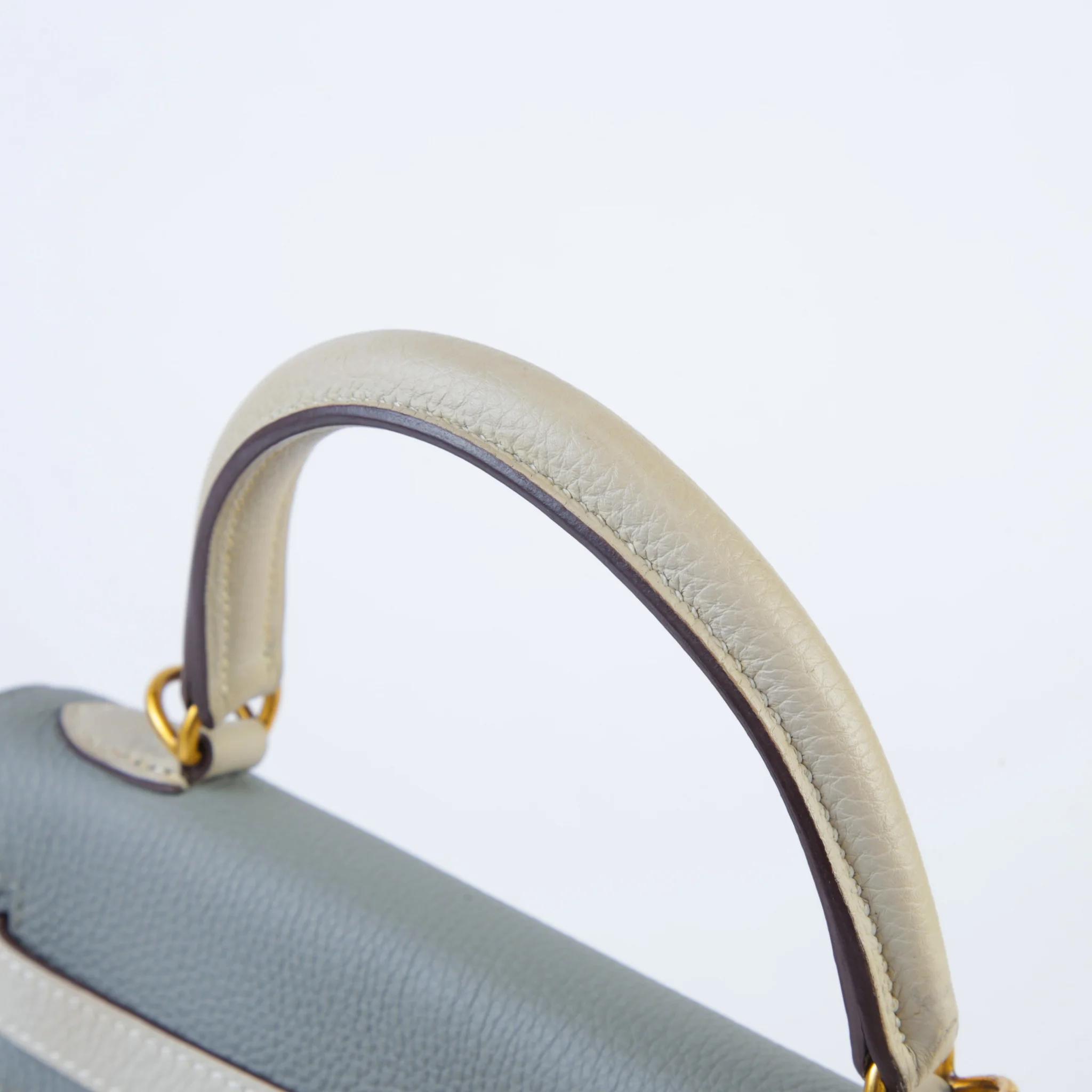 ランク AB HERMÈS エルメス スペシャルオーダー ケリー25 グリムエット (4Z) ベトン (8L) トゴ マットゴールド金具 C刻印 (2018) - 3