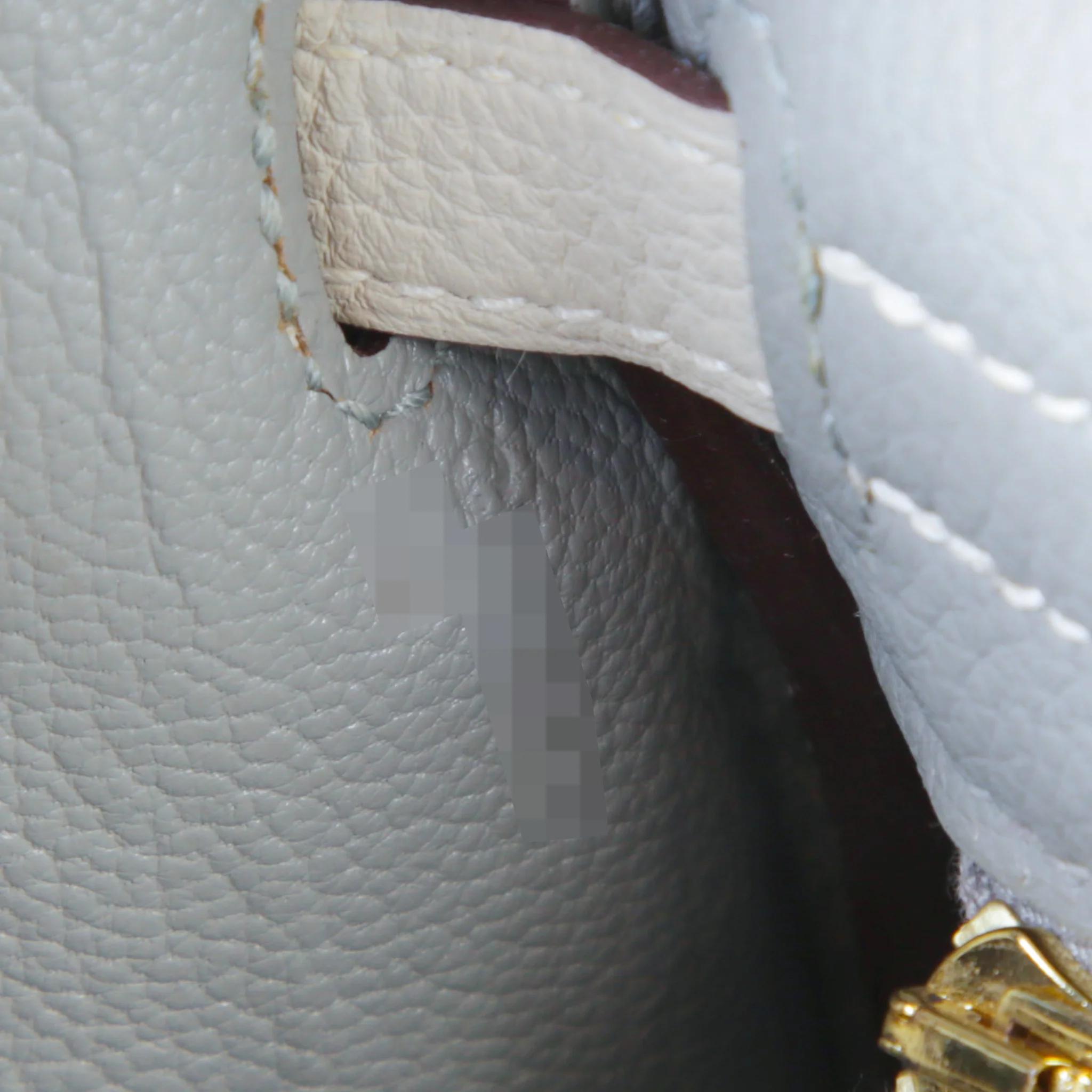 ランク AB HERMÈS エルメス スペシャルオーダー ケリー25 グリムエット (4Z) ベトン (8L) トゴ マットゴールド金具 C刻印 (2018) - 13