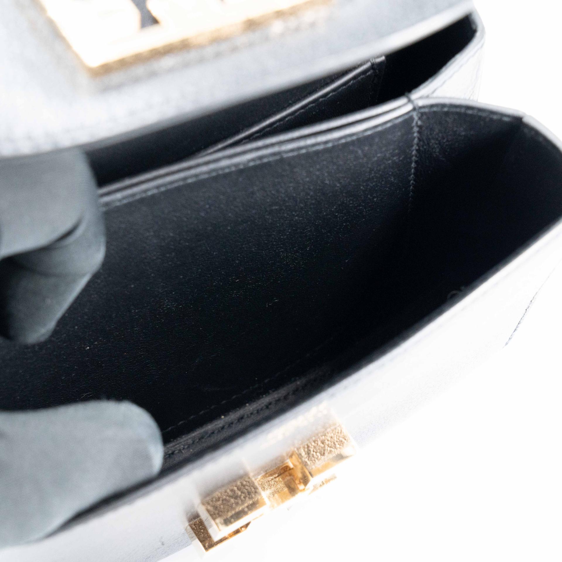 Very Good ( Rank A) HERMÈS Mosaique Mini Noir (89) Chamkila Gold hardware Y (2020) - 20