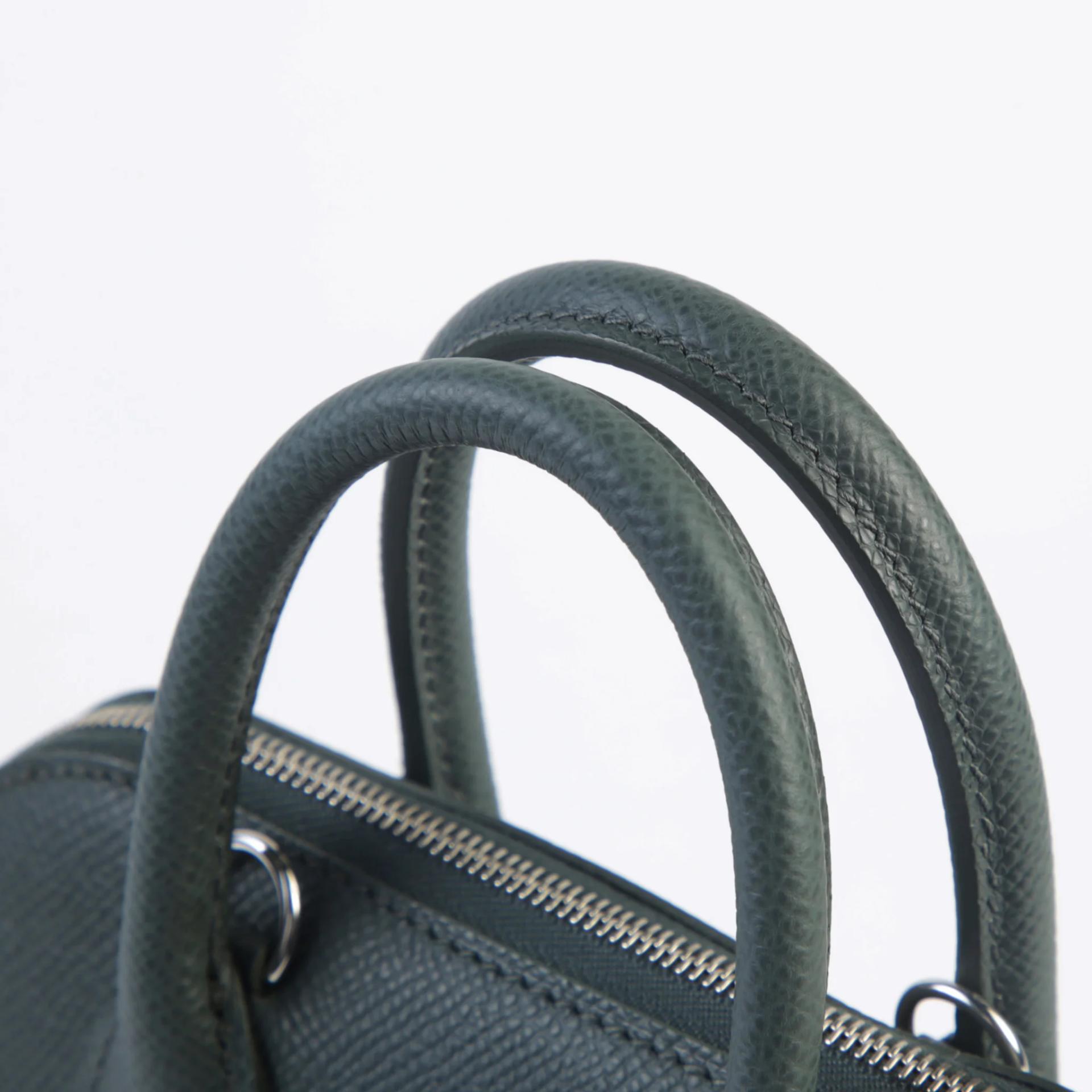 ランク N 新品 HERMÈS エルメス ボリード オンホイールズ ヴェールマングローブ (Q0) ヴェールヴェルティゴ (U4) エプソン シルバー金具 K刻印 (2025) - 3