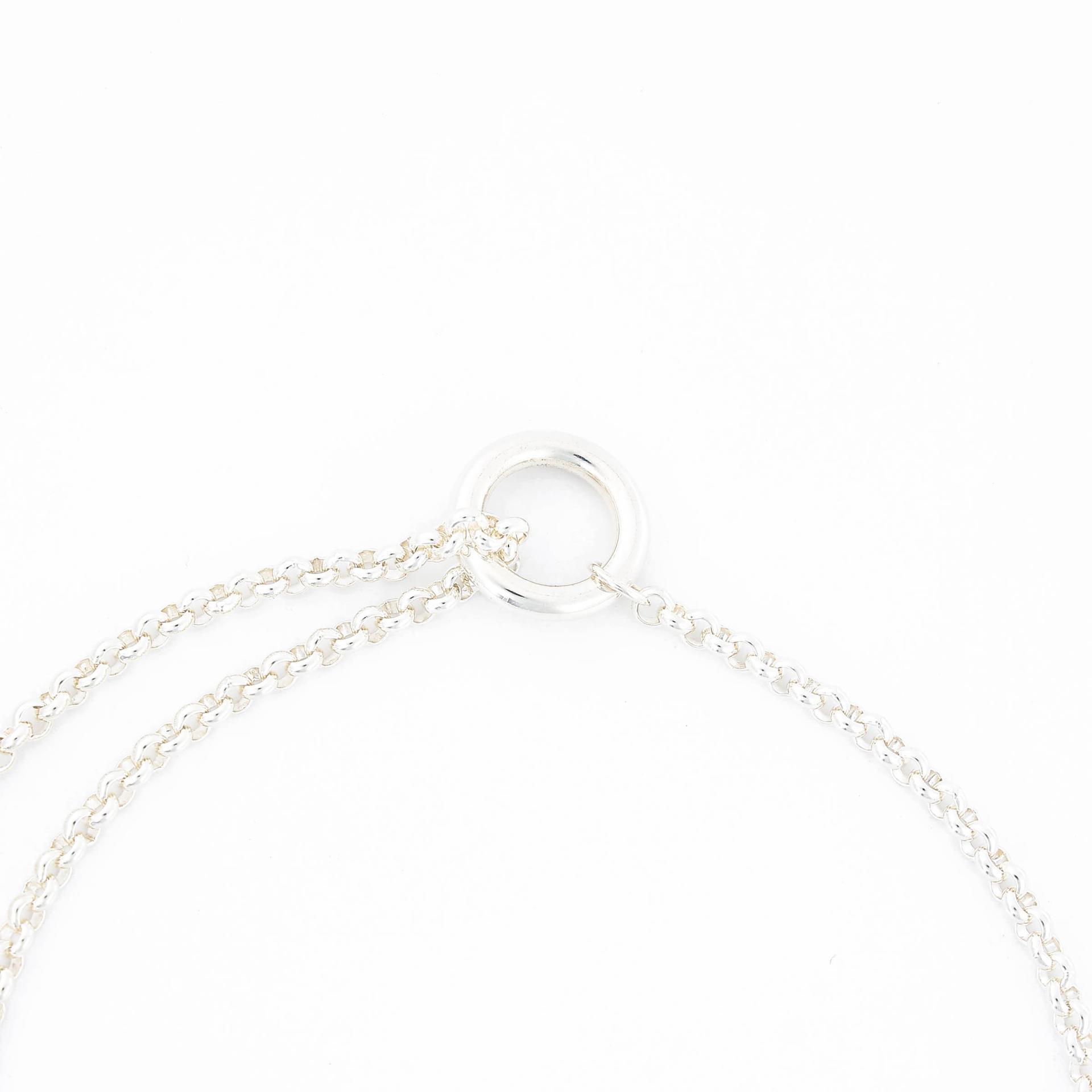 Brand New ( Rank N ) HERMÈS Chaine d'ancre Enchainee pendant GM Silver Silver 925 - 5