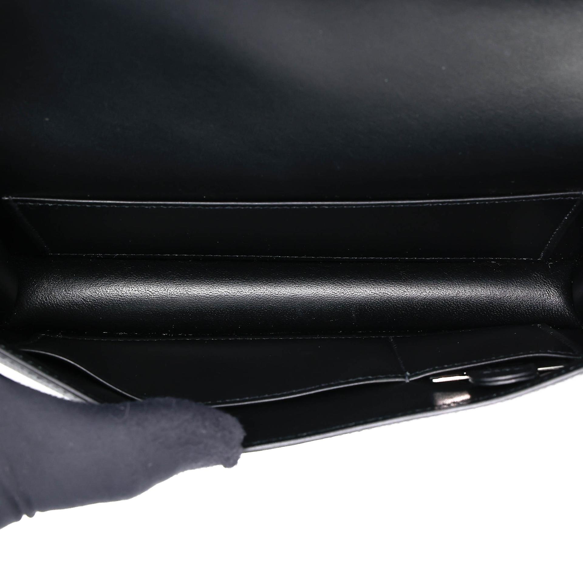 Brand New ( Rank N ) HERMÈS Constance Elan Noir (89) Epsom Palladium hardware G (2026) - 16