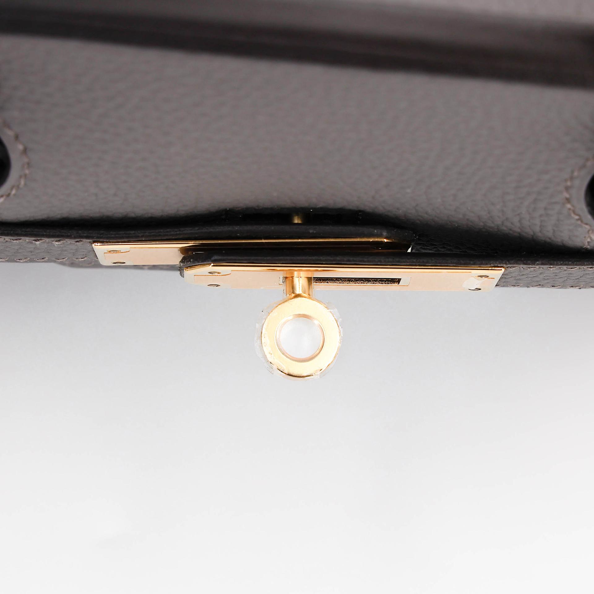 Unused ( Rank NS ) HERMÈS Birkin 30 Etain (8F) Togo Gold hardware U (2022) - 9