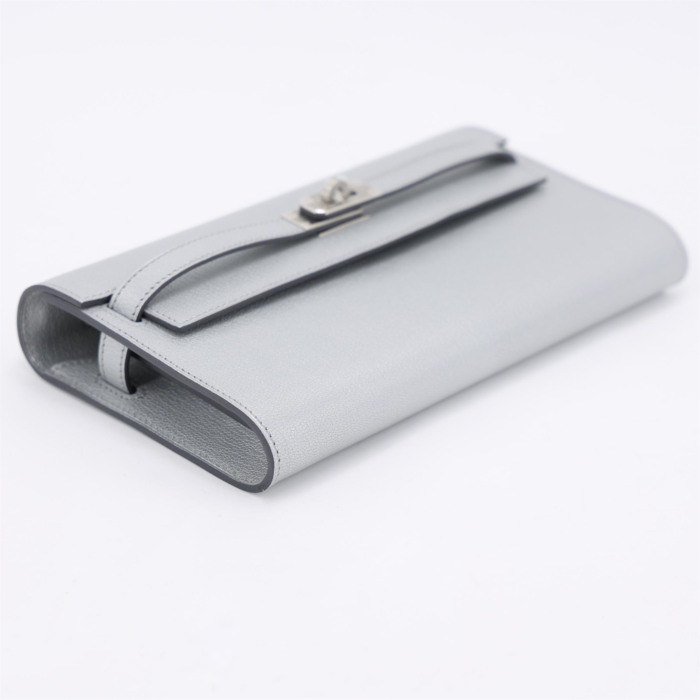 ランク N 新品 HERMÈS エルメス ケリートゥーゴー アルジャン (05) シャムキライトト シェーブル シルバー金具 K刻印 (2025) - 4