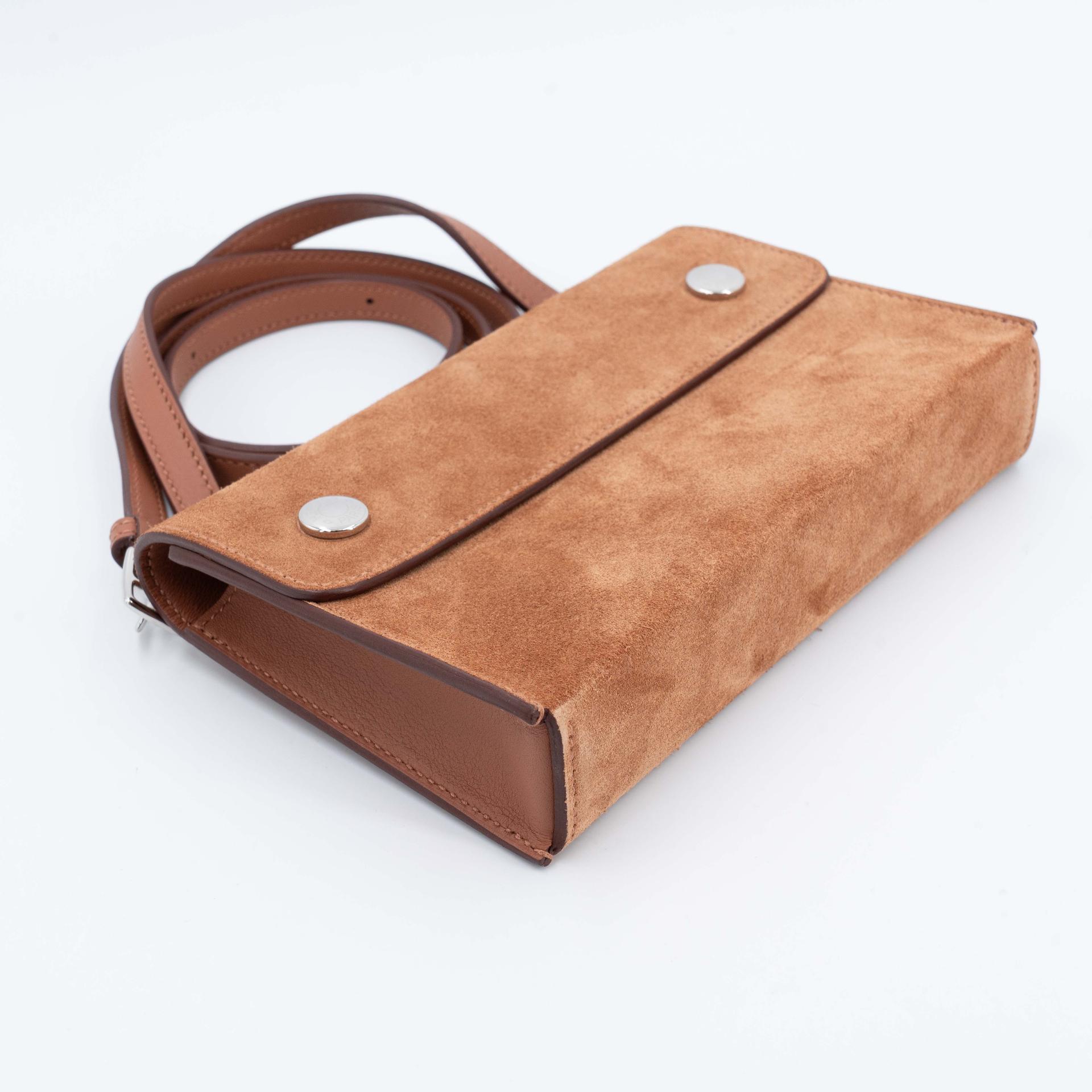 Brand New ( Rank N ) HERMÈS Hermesnap Wallet Gold (37) Veau Grizzly Swift Palladium hardware W (2024) - 9