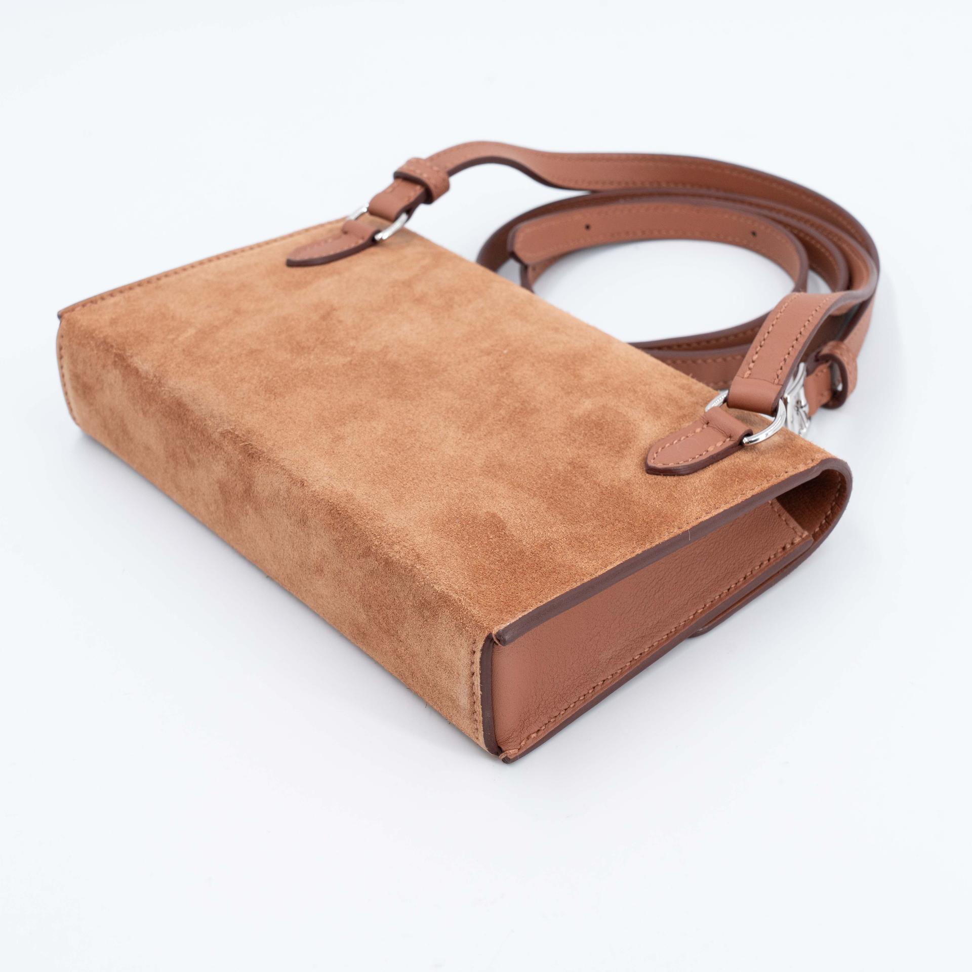 Brand New ( Rank N ) HERMÈS Hermesnap Wallet Gold (37) Veau Grizzly Swift Palladium hardware W (2024) - 11
