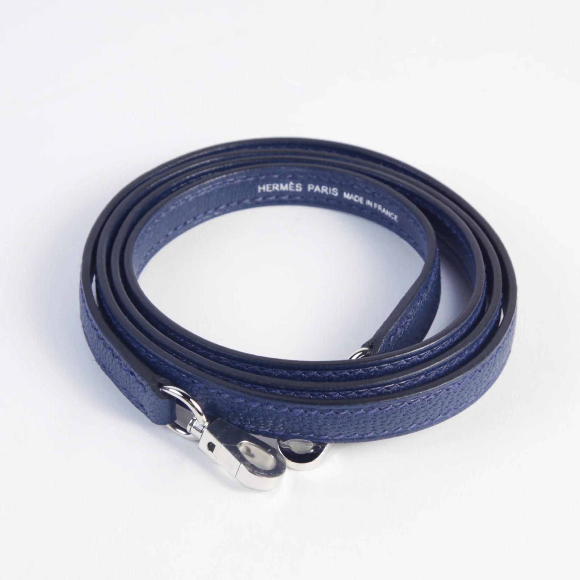 Mini Kelly II Verso Navy (7U) Bleu Zellige (I7) | GINZA XIAOMA