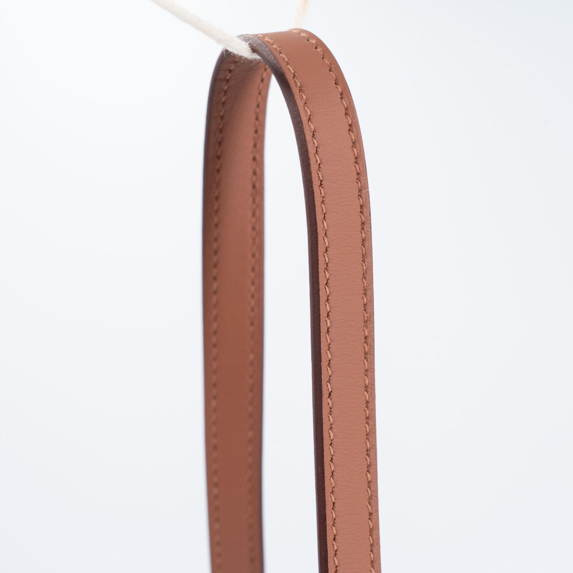 Brand New ( Rank N ) HERMÈS Hermesnap Wallet Gold (37) Veau Grizzly Swift Palladium hardware W (2024) - 5