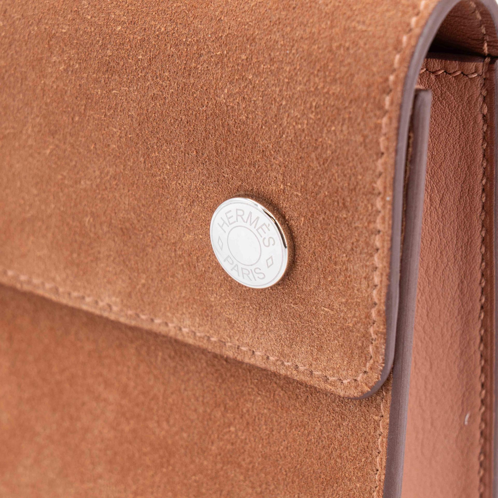 Brand New ( Rank N ) HERMÈS Hermesnap Wallet Gold (37) Veau Grizzly Swift Palladium hardware W (2024) - 13