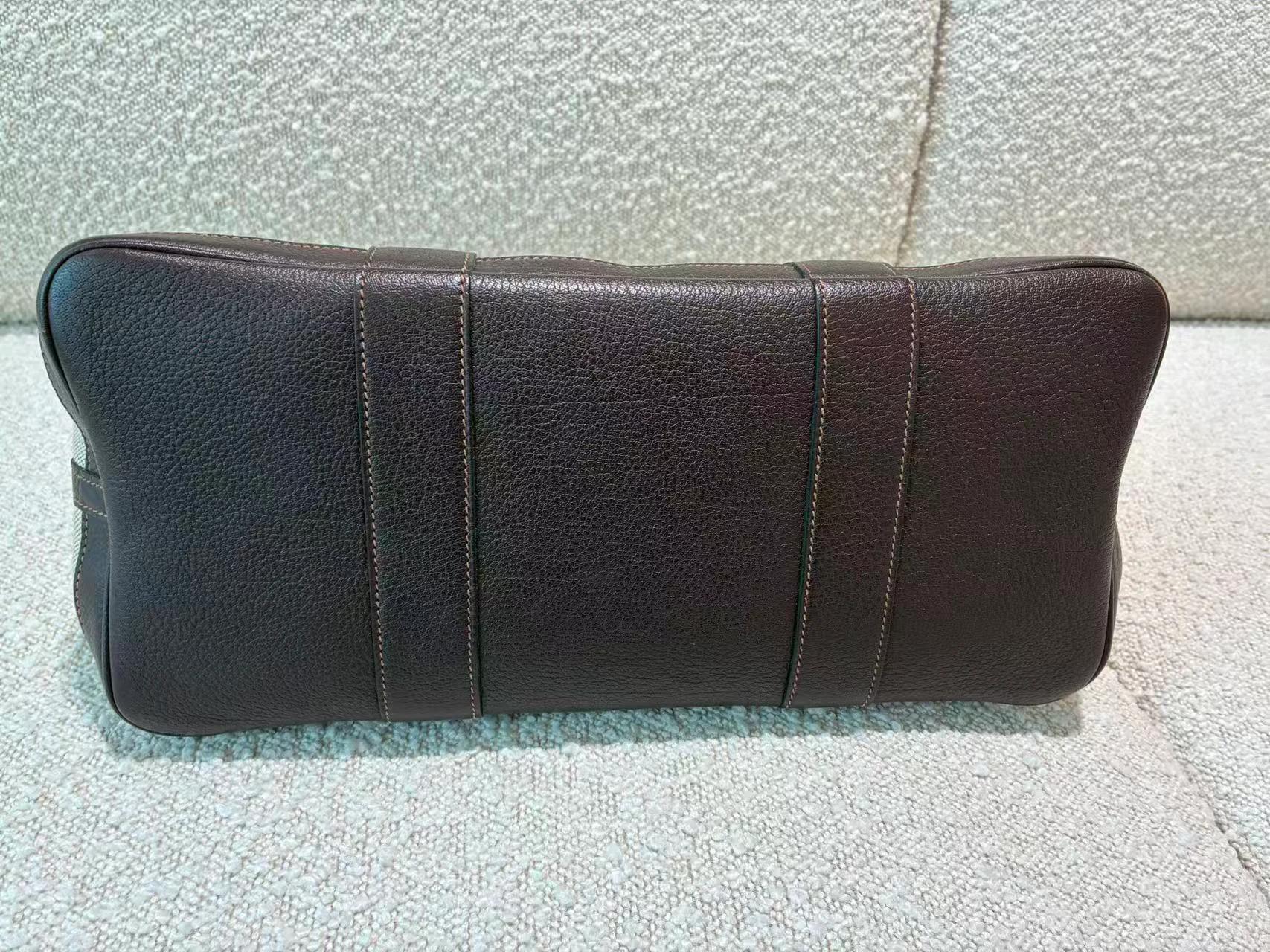 ランク A HERMÈS エルメス ガーデンパーティー PM ベブラン（T3） トワルH ヴァイキング ネゴンダ シルバー金具 □O刻印 (2011) - 8