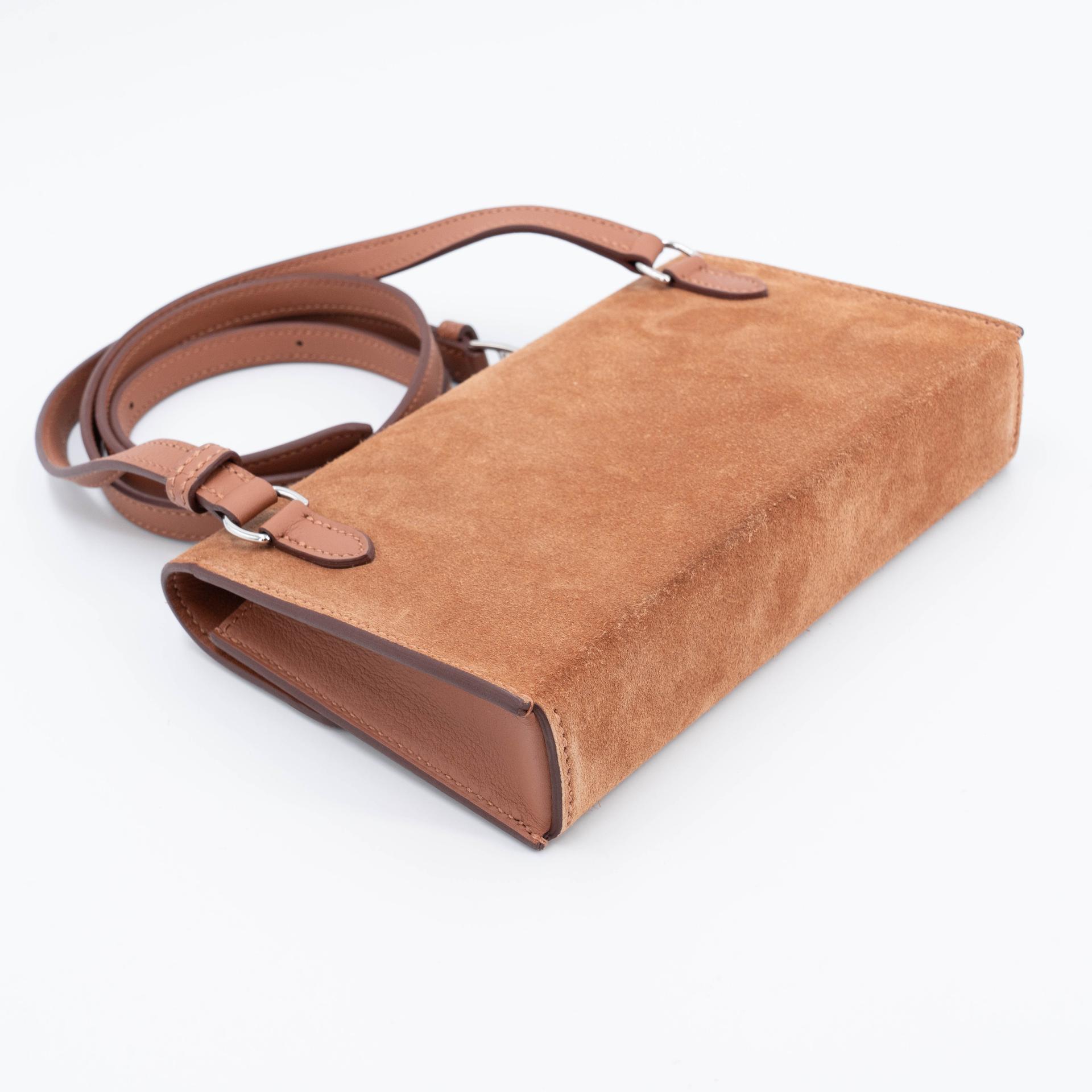 Brand New ( Rank N ) HERMÈS Hermesnap Wallet Gold (37) Veau Grizzly Swift Palladium hardware W (2024) - 10