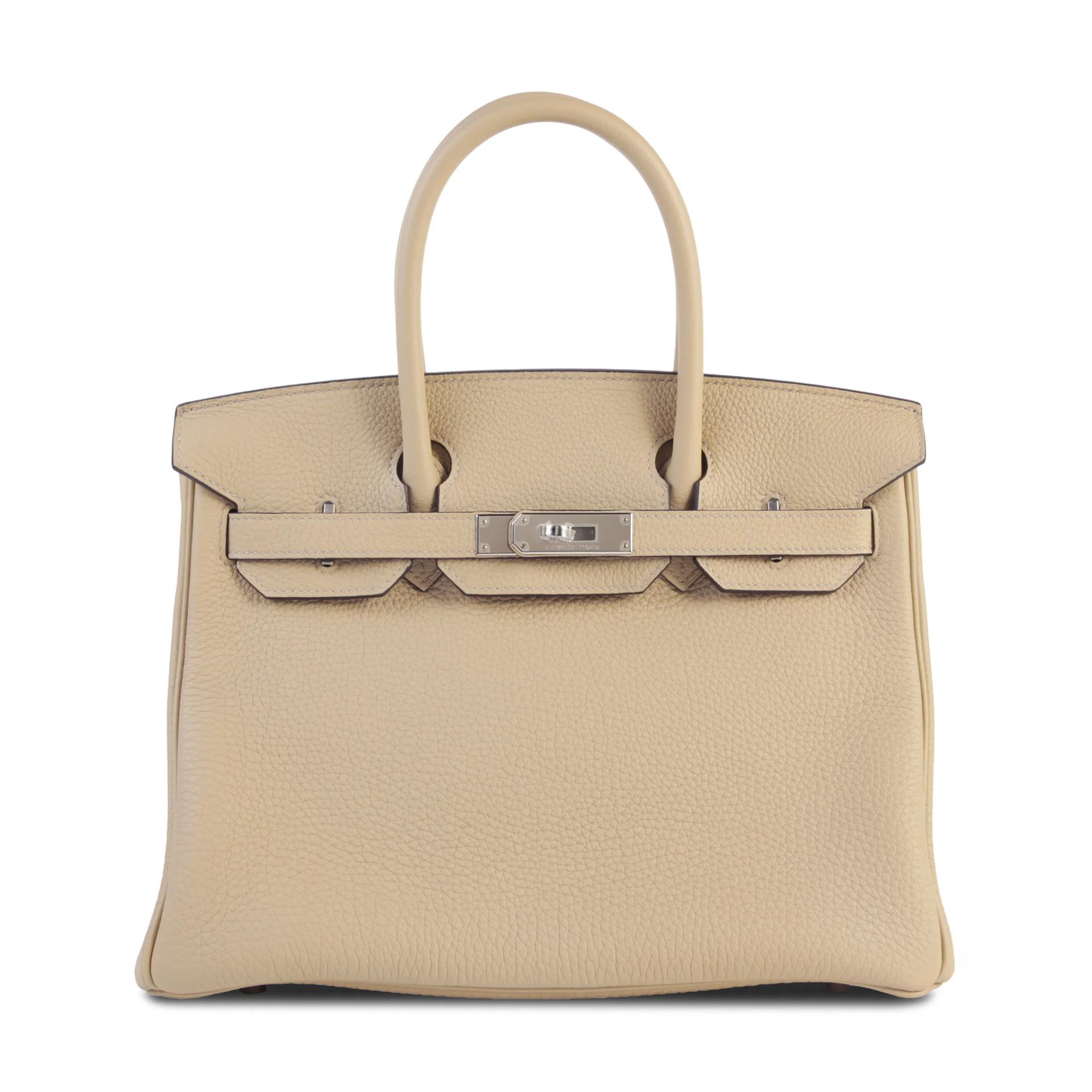Brand New ( Rank N ) HERMÈS Birkin 30 Trench (S2) Clemence Palladium hardware K (2025) - 1