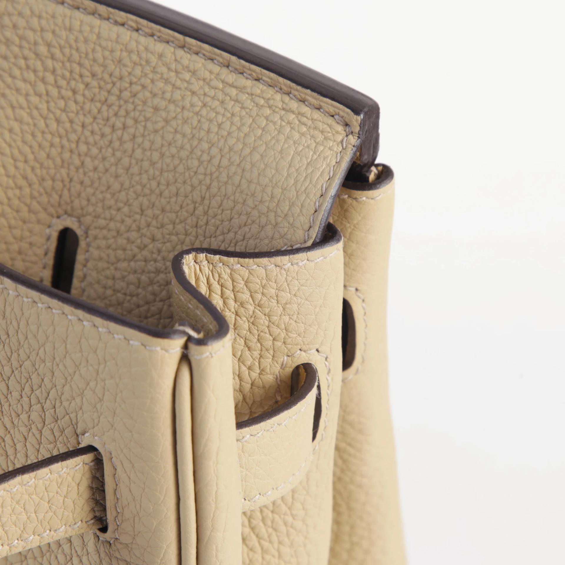 Brand New ( Rank N ) HERMÈS Birkin 30 Trench (S2) Clemence Palladium hardware K (2025) - 12