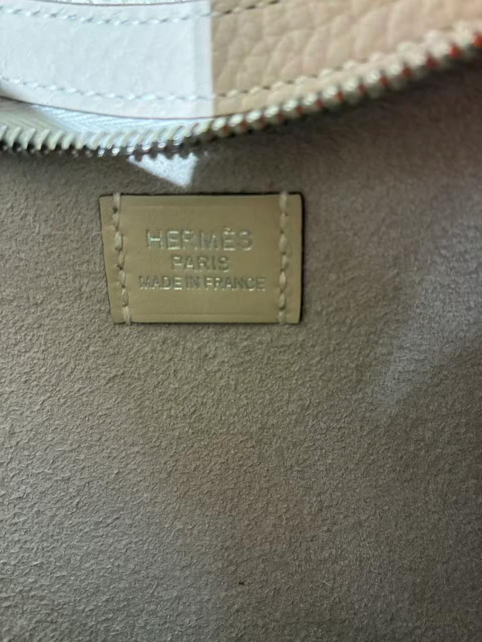 Brand New ( Rank N ) HERMÈS P'tit Arcon Shoulder bag Craie (10) Togo Swift Palladium hardware K (2025) - 18