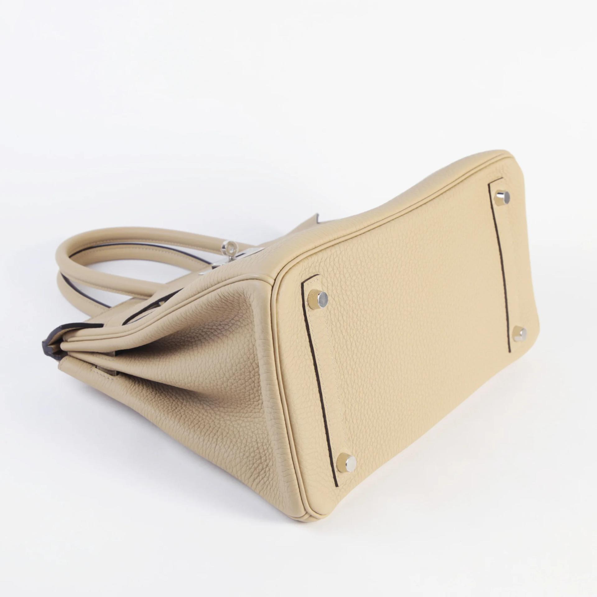 Brand New ( Rank N ) HERMÈS Birkin 30 Trench (S2) Clemence Palladium hardware K (2025) - 4