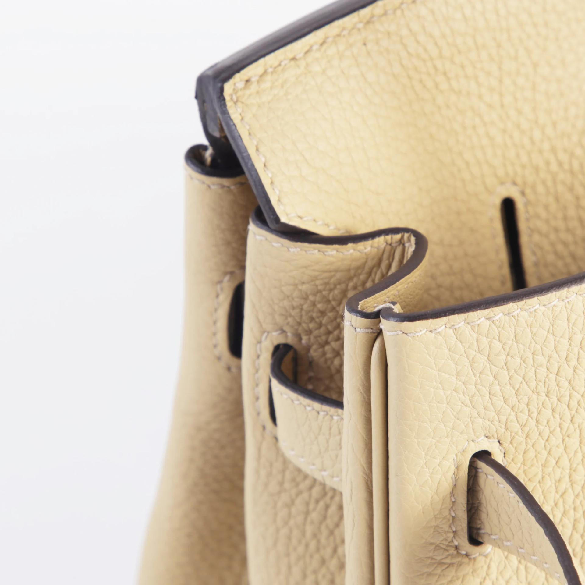Brand New ( Rank N ) HERMÈS Birkin 30 Trench (S2) Clemence Palladium hardware K (2025) - 11