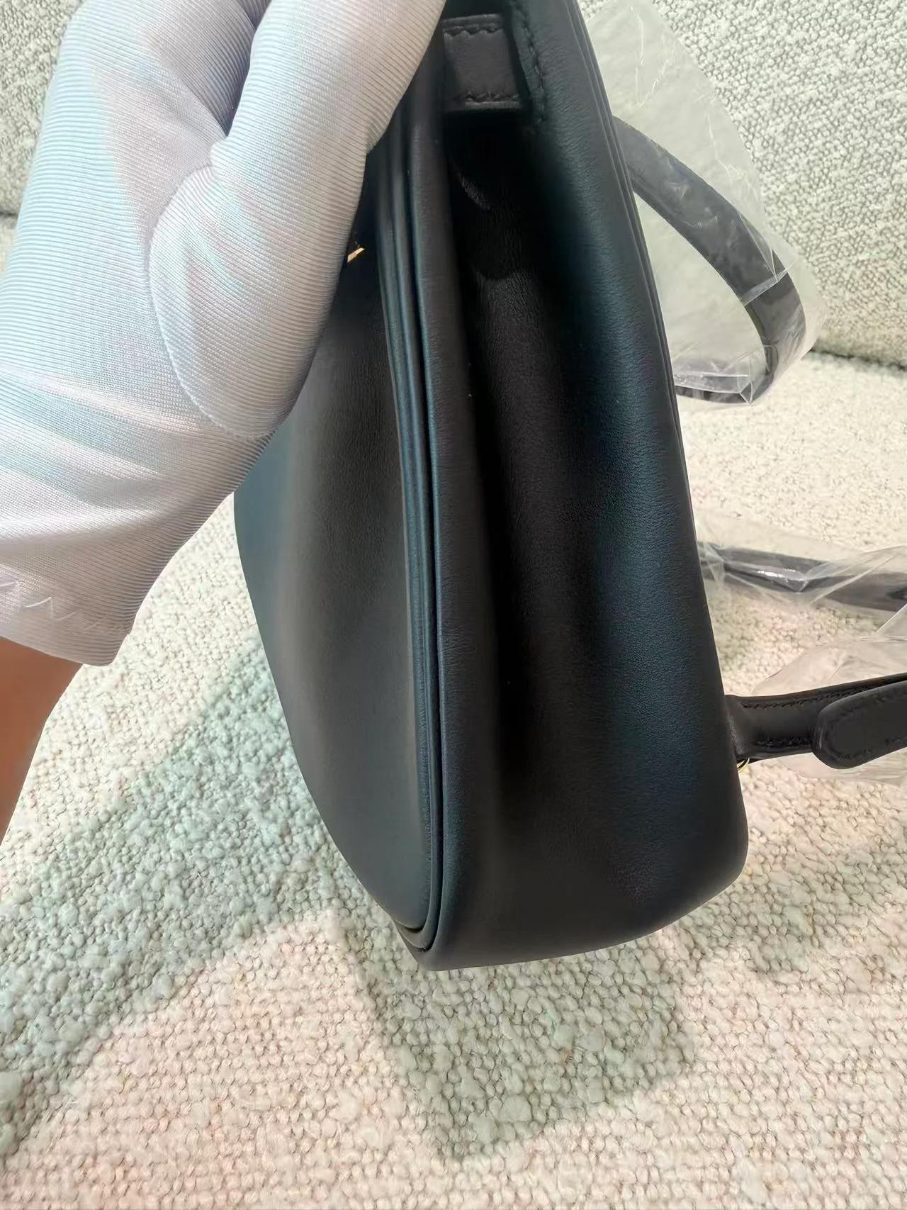 Brand New ( Rank N ) HERMÈS Kelly Jump Noir (89) Swift Gold hardware K (2025) - 7