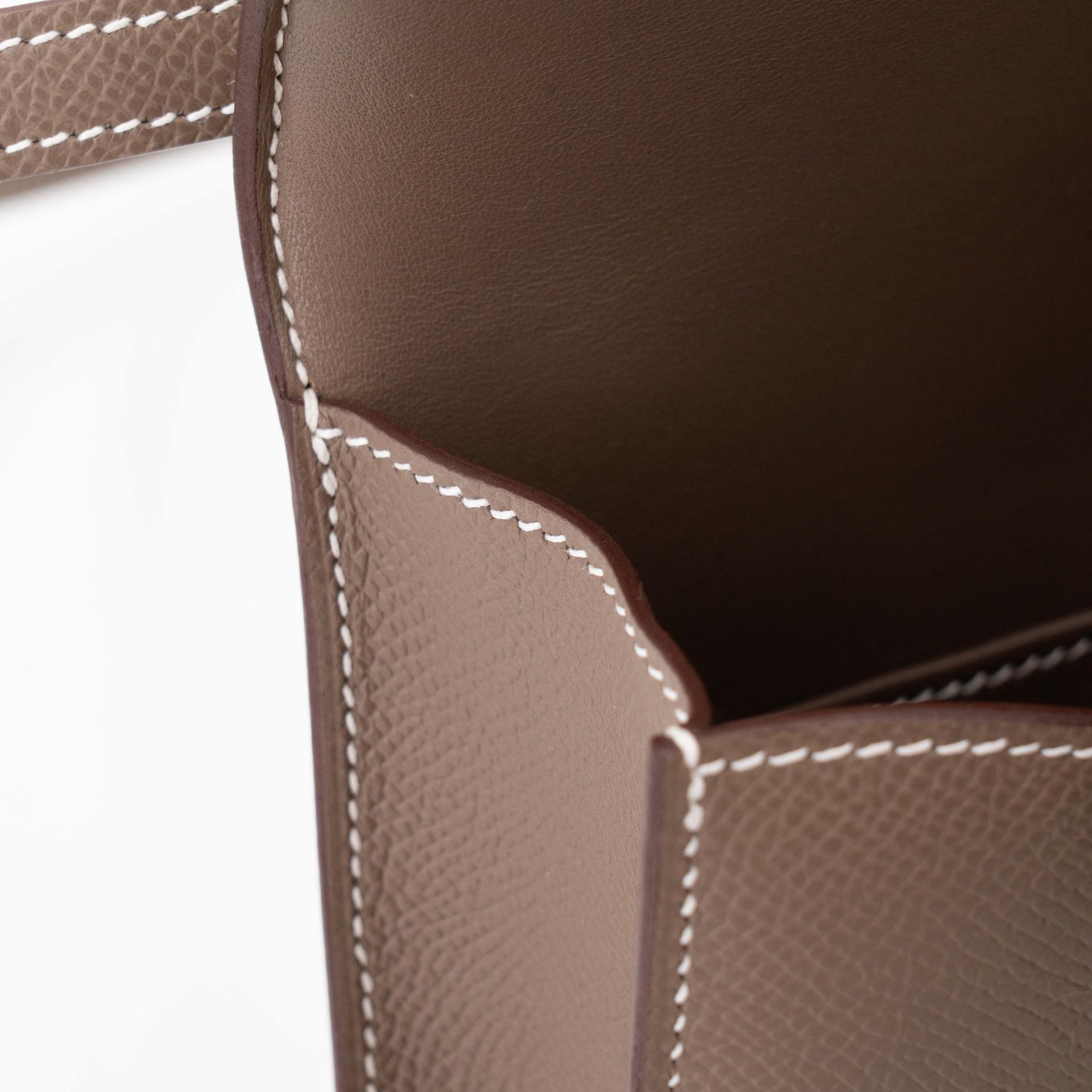Brand New ( Rank N ) HERMÈS Constance Elan Etoupe (18) Epsom Gold hardware K (2025) - 12