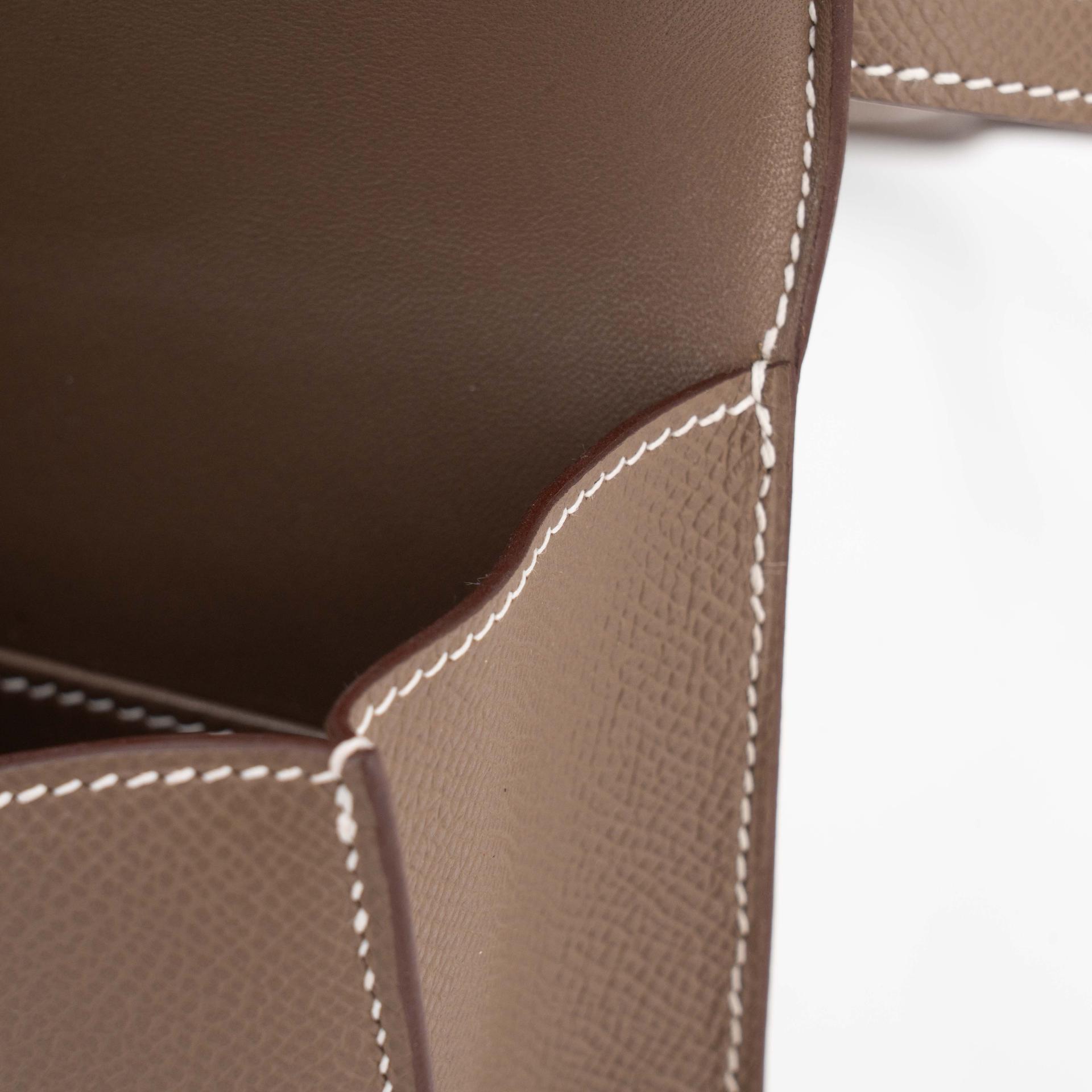 Brand New ( Rank N ) HERMÈS Constance Elan Etoupe (18) Epsom Gold hardware K (2025) - 11