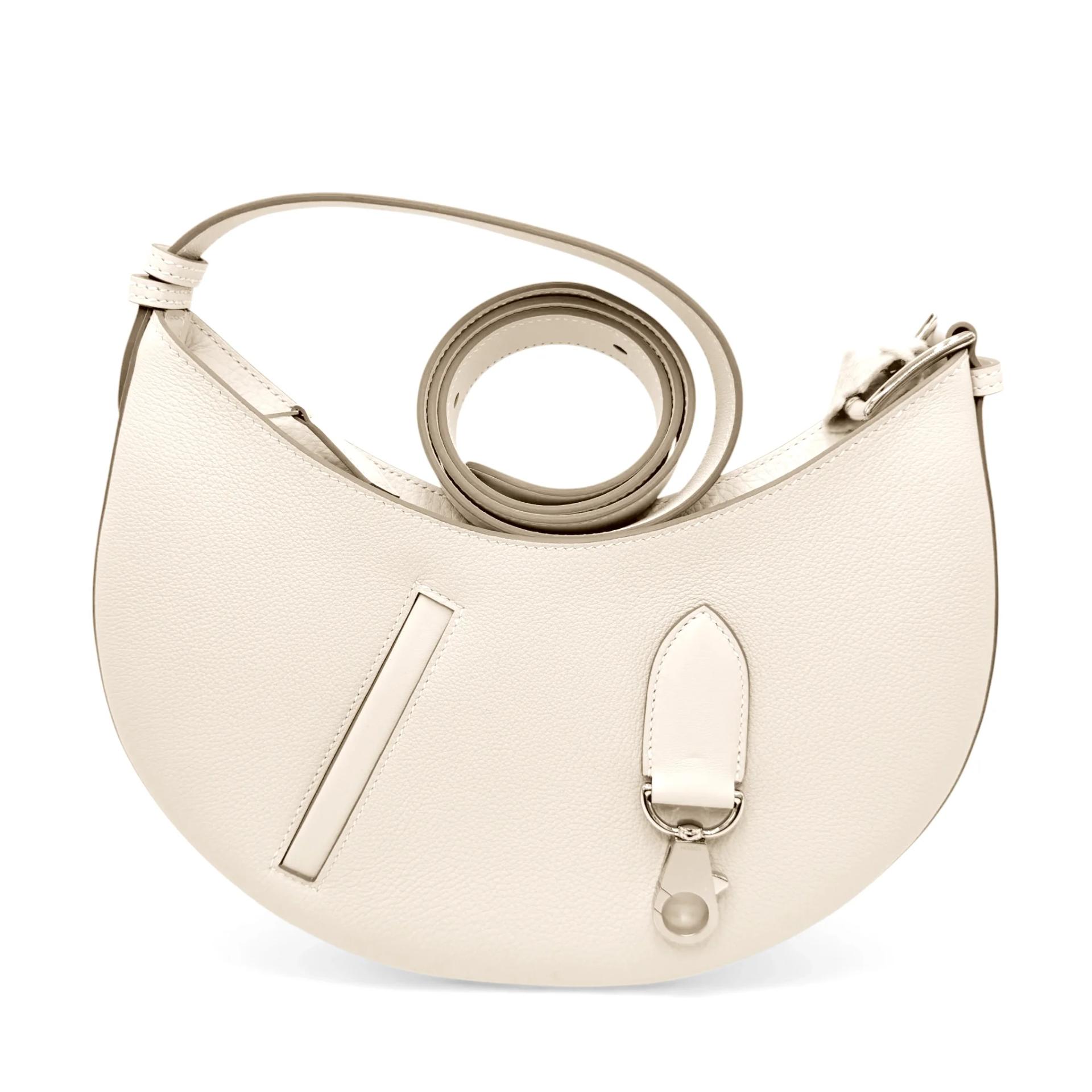 Brand New ( Rank N ) HERMÈS P'tit Arcon Shoulder bag Craie (10) Togo Swift Palladium hardware K (2025) - 1