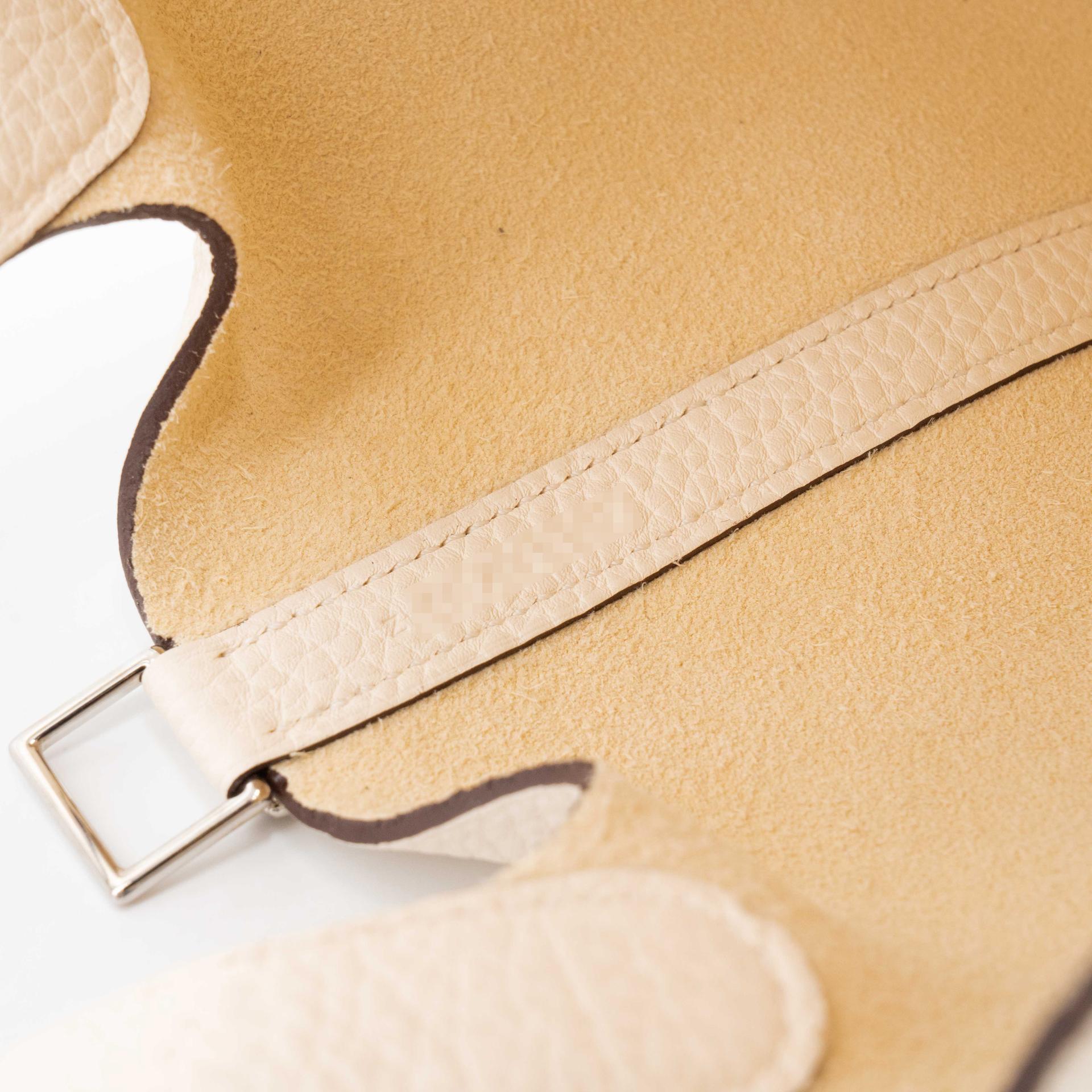 ランク SA HERMÈS エルメス ピコタンロックPM ナタ (I2) トリヨン シルバー金具 Z刻印 (2021) - 15