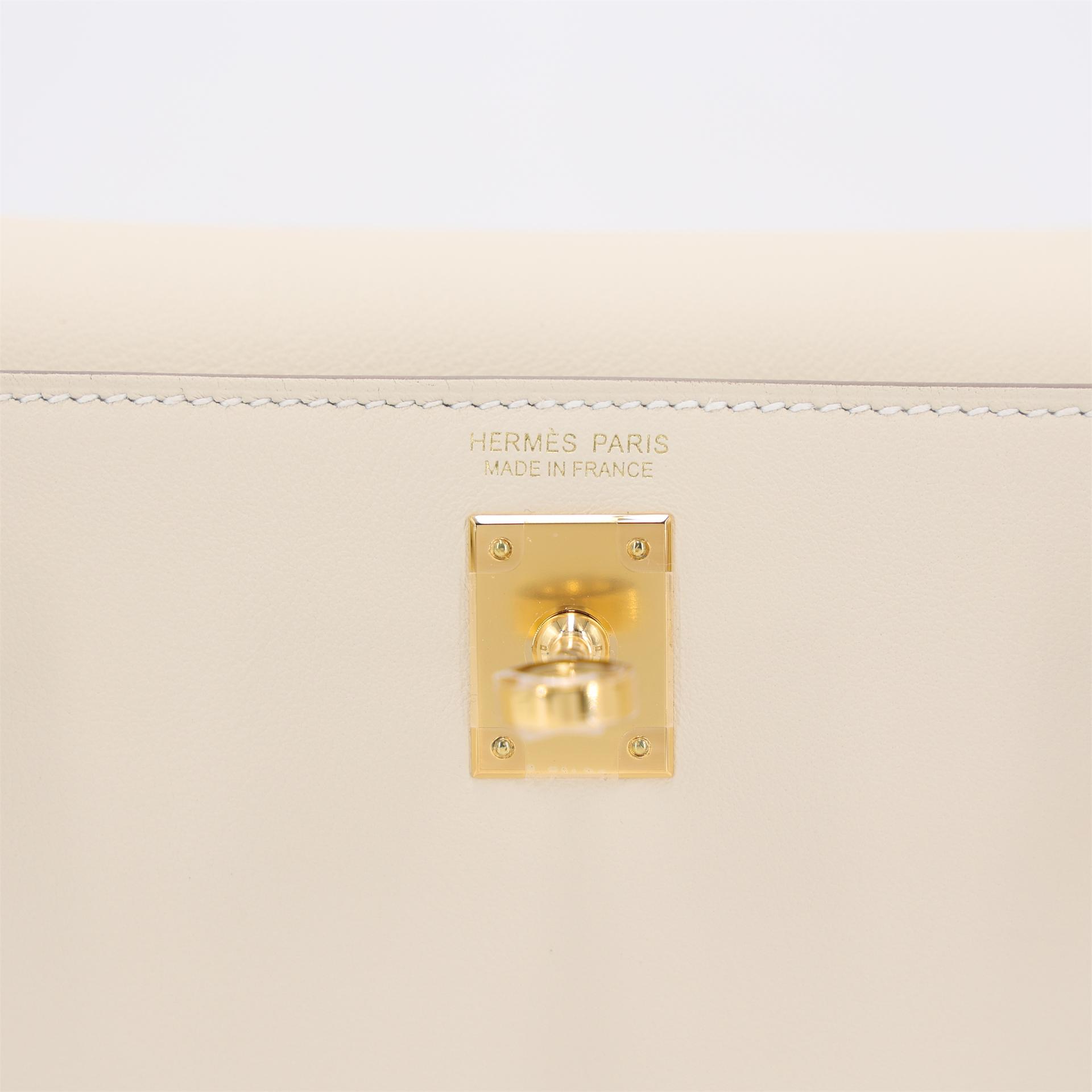 ランク N 新品 HERMÈS エルメス ケリーダンス クレ (10) スイフト ゴールド金具 K刻印 (2025) - 9