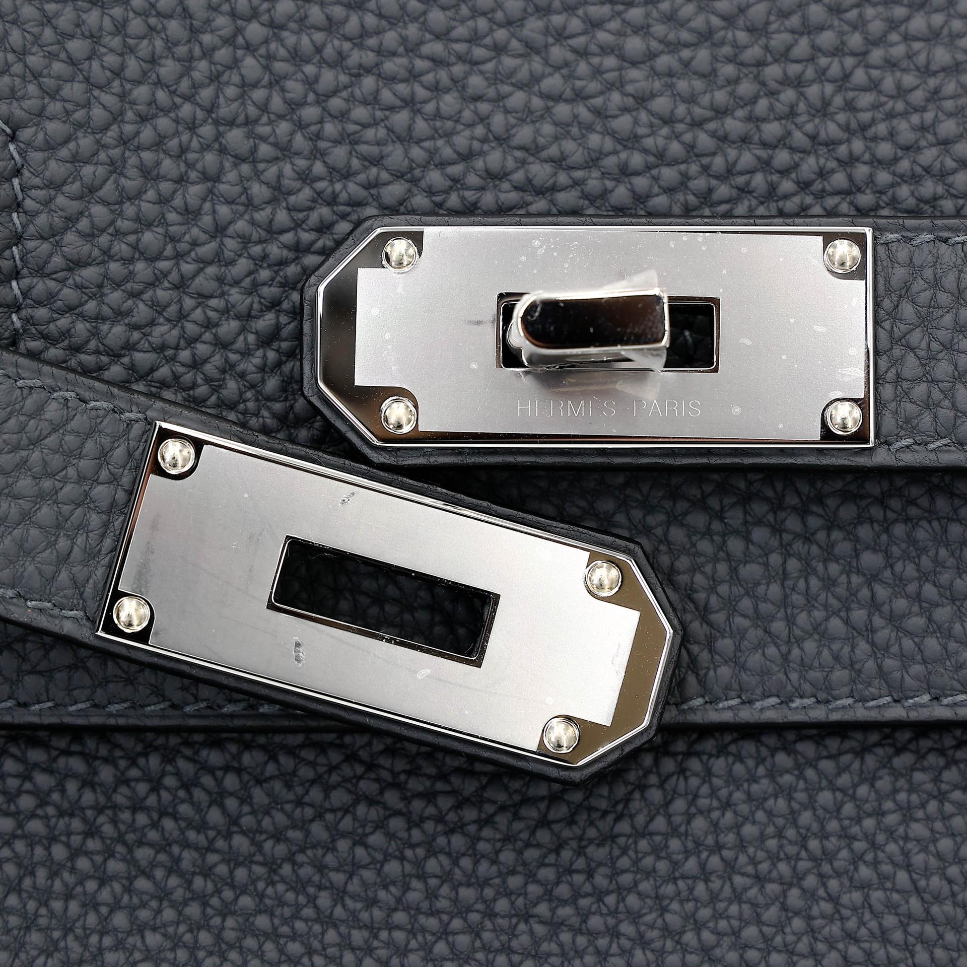 Brand New ( Rank N ) HERMÈS Hac a Dos PM Gris misty (H0) Togo Palladium hardware G (2026) - 8