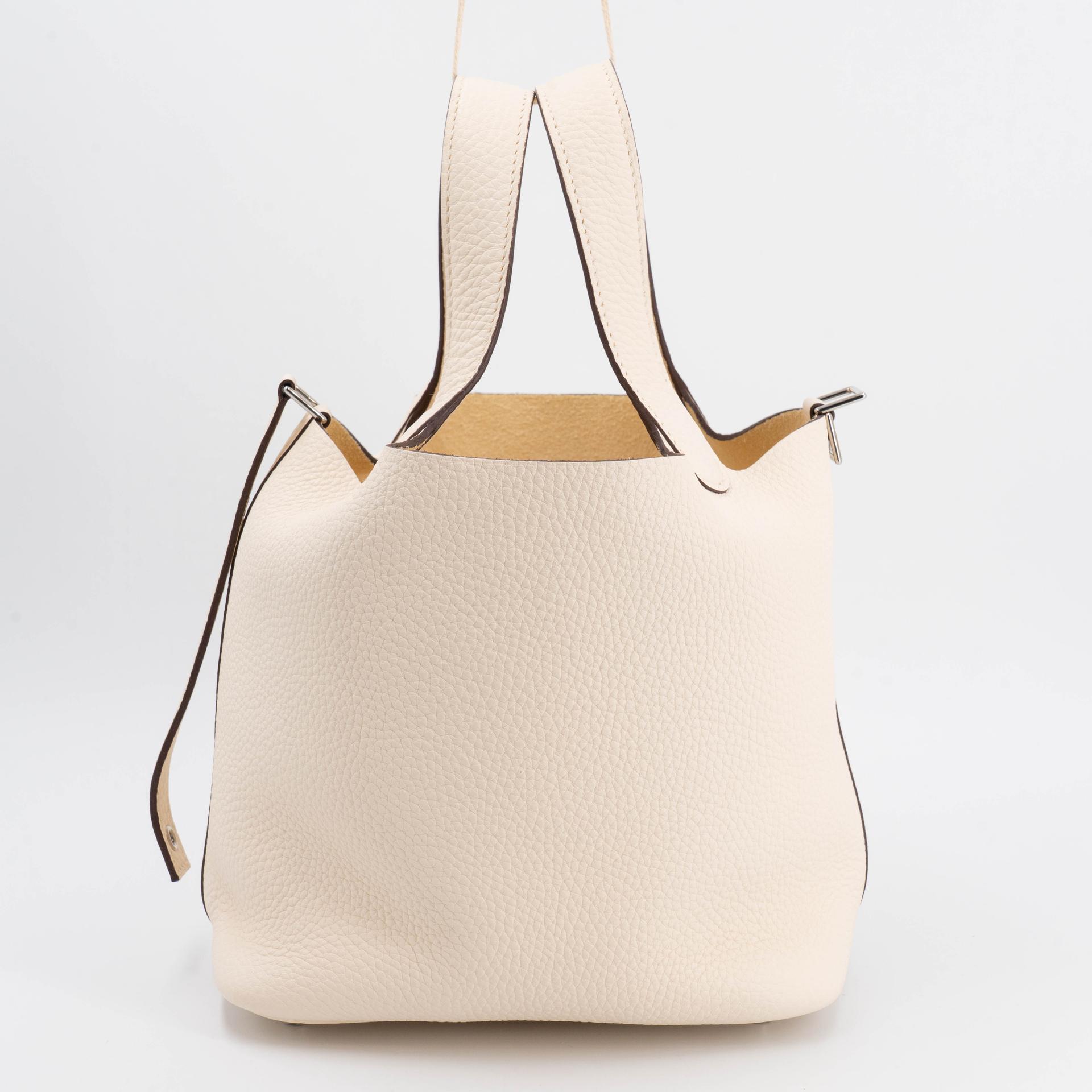 ランク SA HERMÈS エルメス ピコタンロックPM ナタ (I2) トリヨン シルバー金具 Z刻印 (2021) - 5