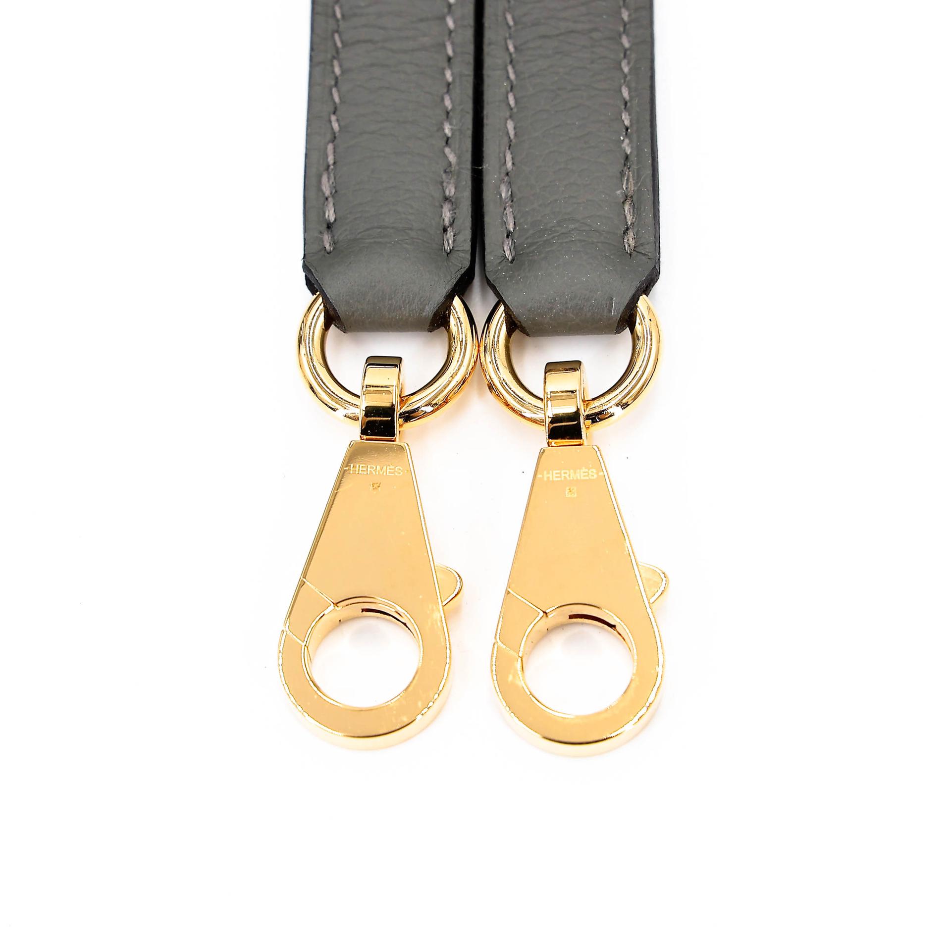 Unused ( Rank NS ) HERMÈS Kelly 28 Gris Meyer (0L) Evercalf Gold hardware U (2022) - 17